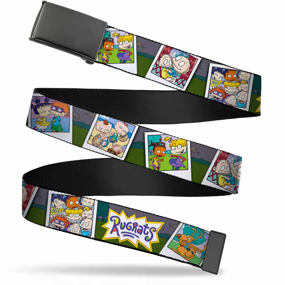 Black Buckle Web Belt - RUGRATS Character Snapshots Webbing Web Belts Rugrats