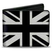 Bi-Fold Wallet - United Kingdom Flag Black White Bi-Fold Wallets Buckle-Down