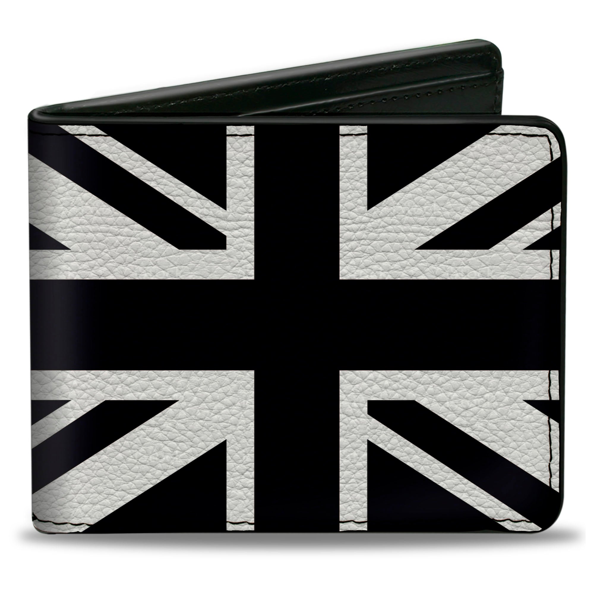 Bi-Fold Wallet - United Kingdom Flag Black White Bi-Fold Wallets Buckle-Down
