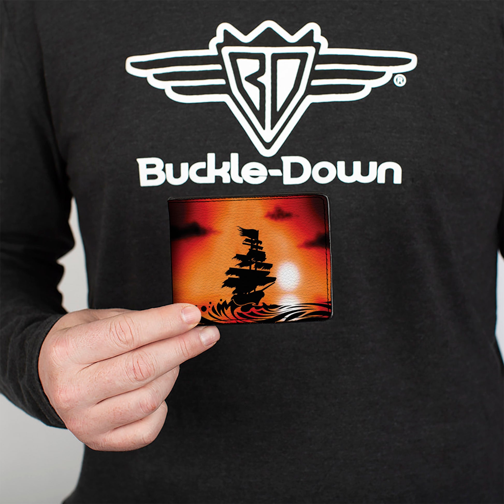 Bi-Fold Wallet - Pirate Ship Bi-Fold Wallets Buckle-Down