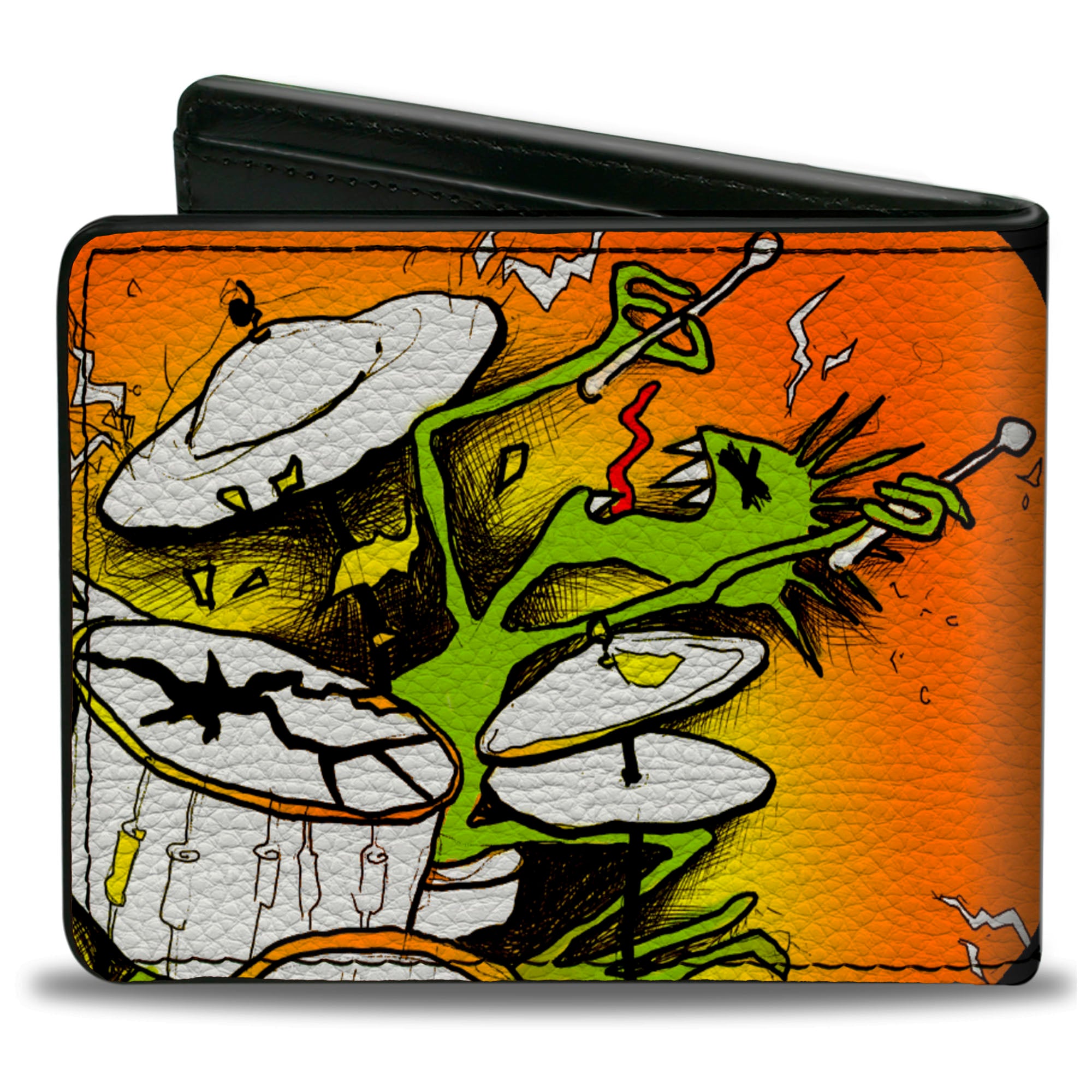 Bi-Fold Wallet - Psycho Drummer Bi-Fold Wallets Buckle-Down