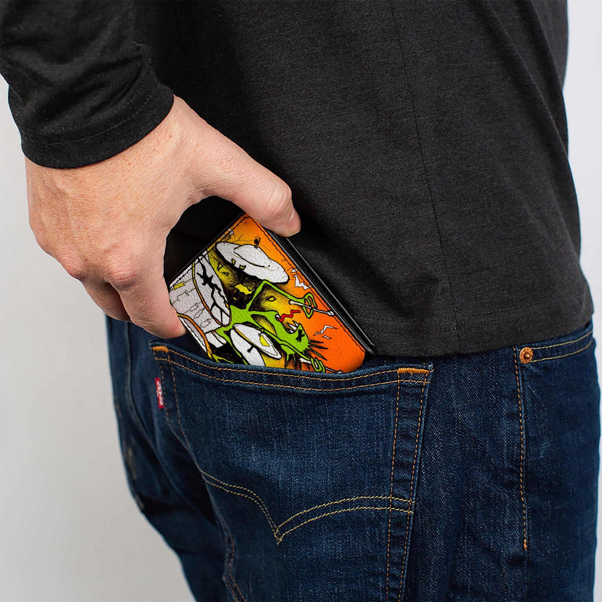 Bi-Fold Wallet - Psycho Drummer Bi-Fold Wallets Buckle-Down