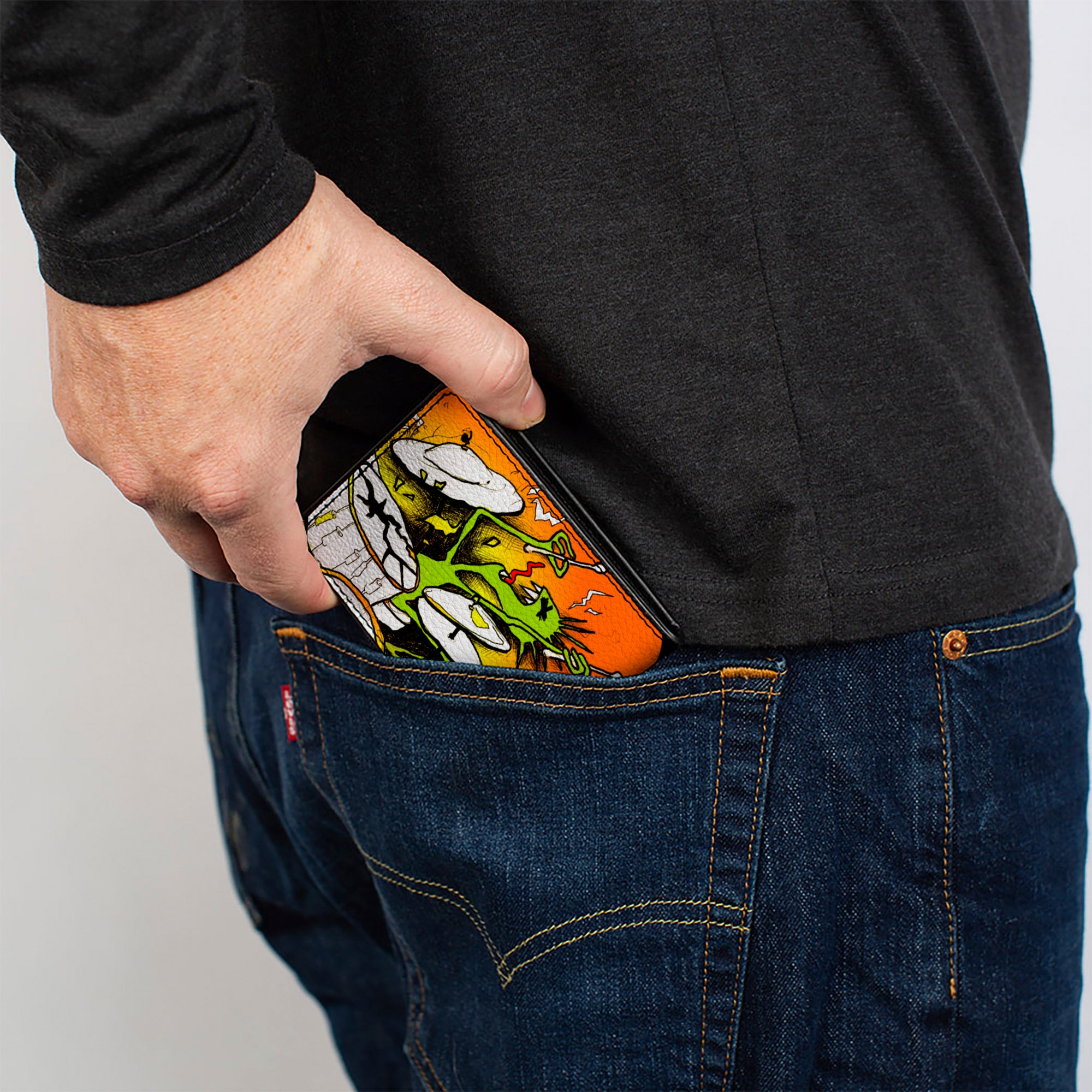 Bi-Fold Wallet - Psycho Drummer Bi-Fold Wallets Buckle-Down