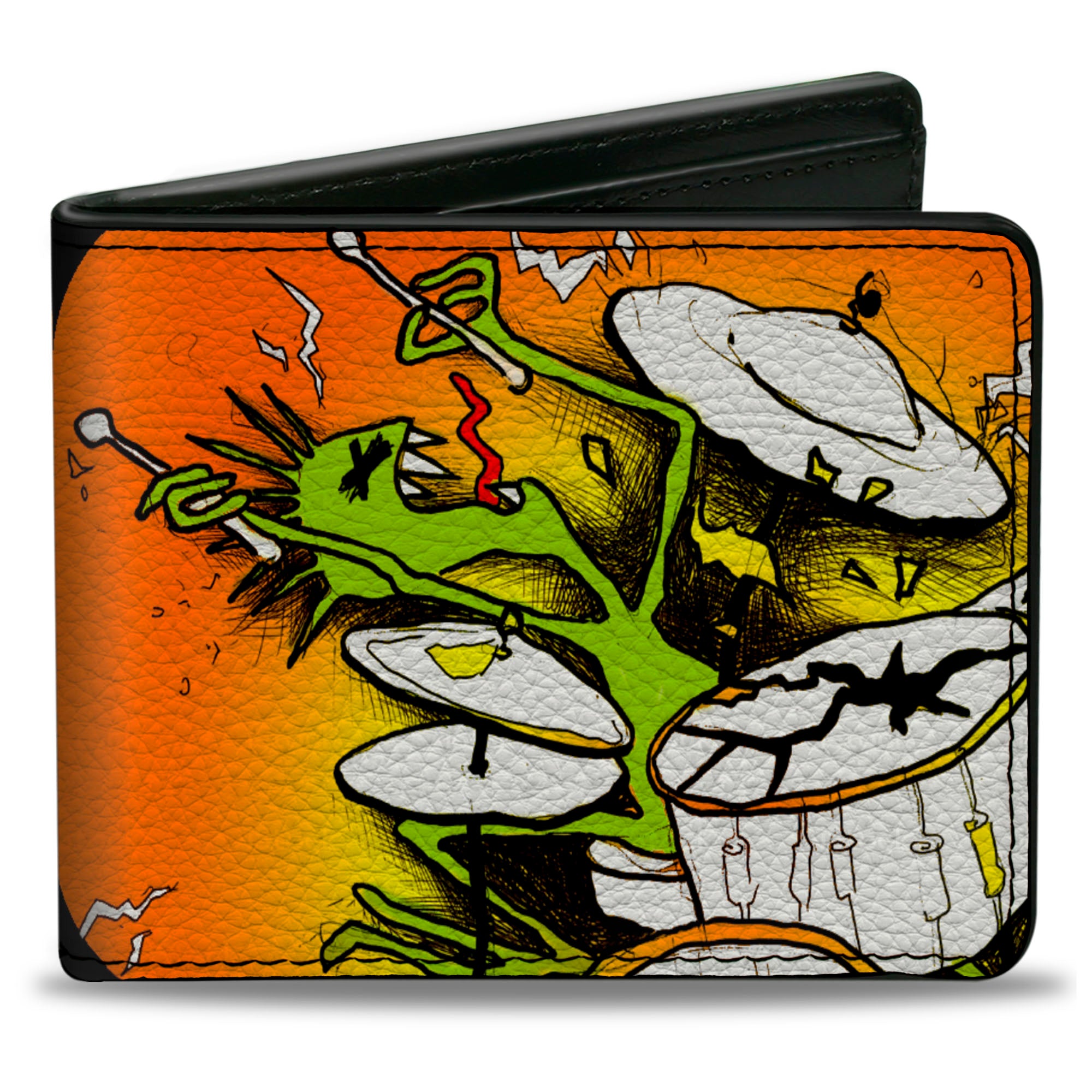 Bi-Fold Wallet - Psycho Drummer Bi-Fold Wallets Buckle-Down