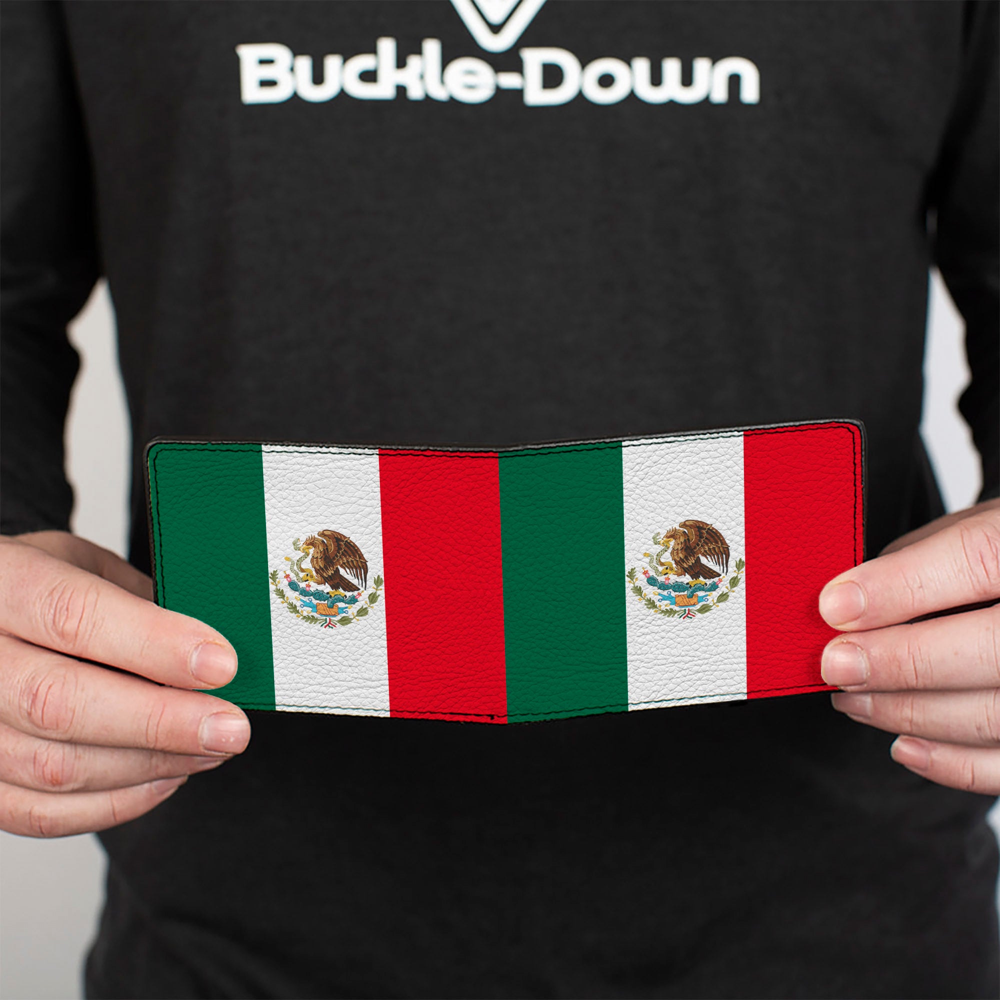 Bi-Fold Wallet - Mexico Flag Bi-Fold Wallets Buckle-Down