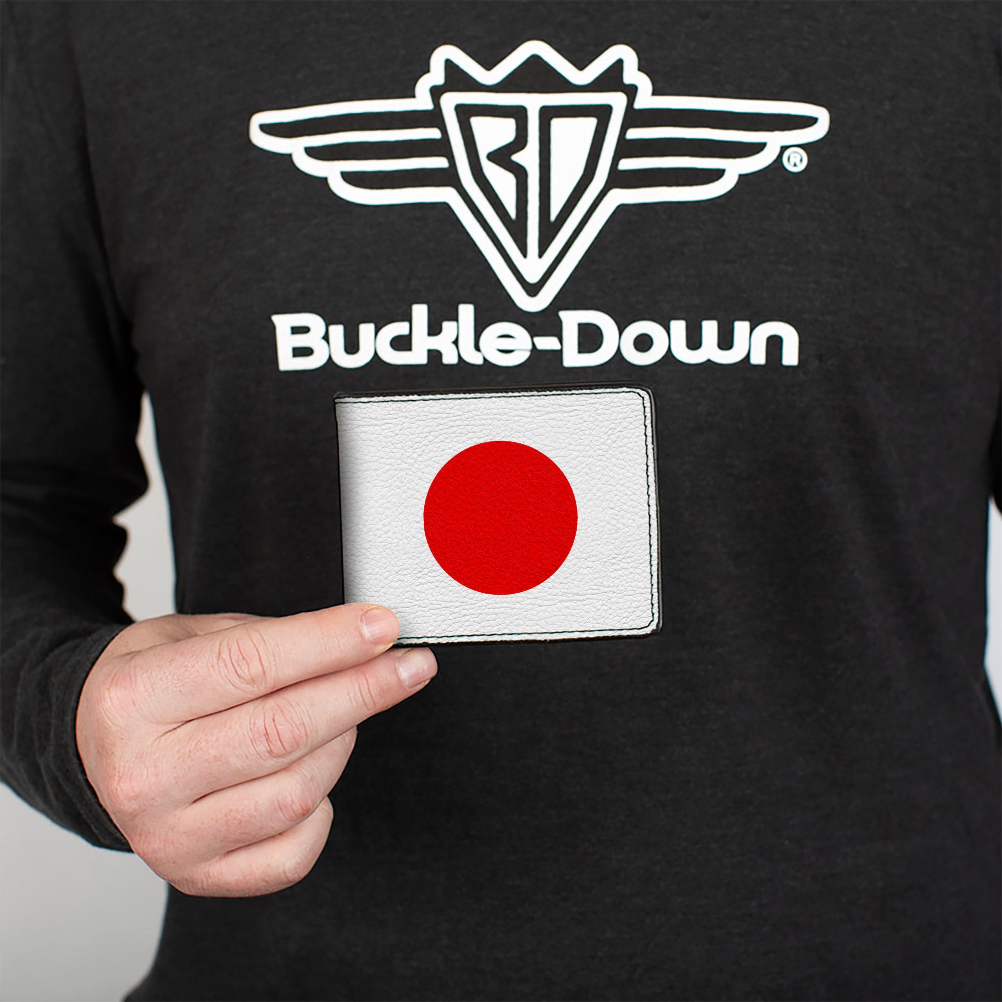 Bi-Fold Wallet - Japan Flag Bi-Fold Wallets Buckle-Down