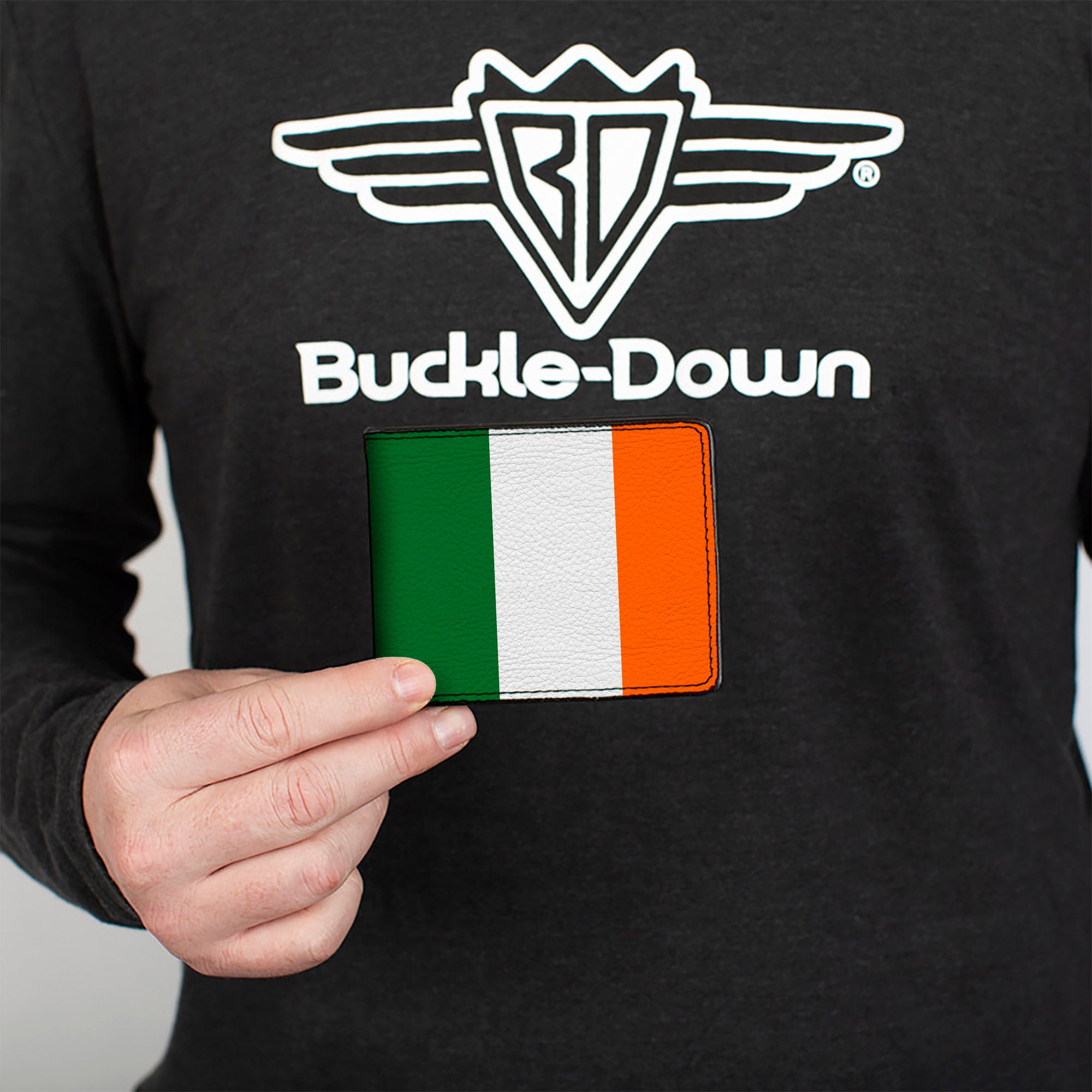 Bi-Fold Wallet - Ireland Flag Bi-Fold Wallets Buckle-Down