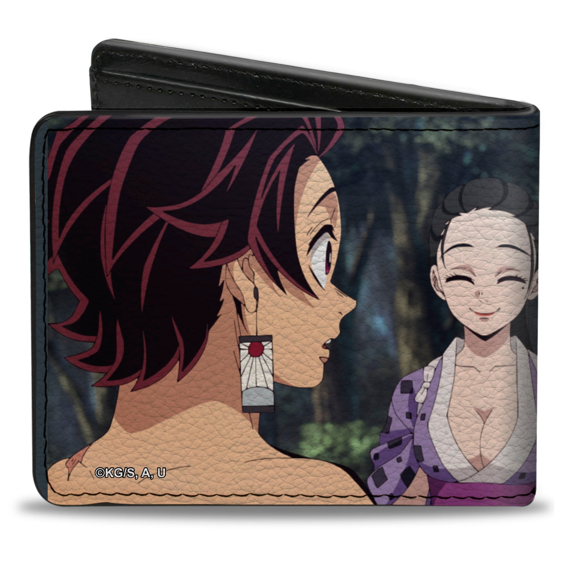 Bi-Fold Wallet - Demon Slayer Tanjiro and Tengen's Wives Scene Bi-Fold Wallets Demon Slayer