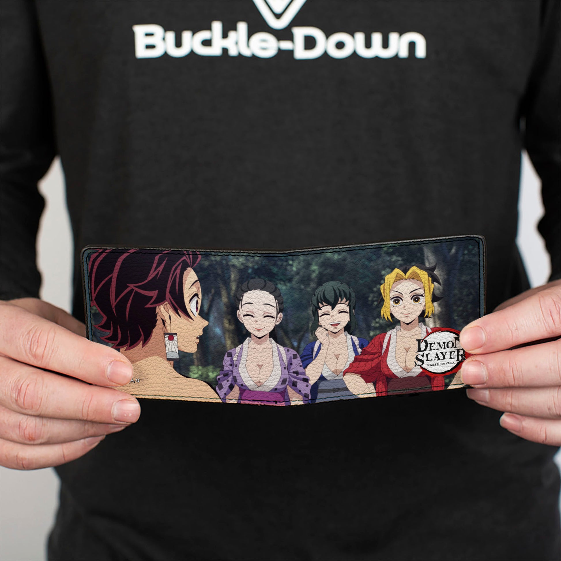 Bi-Fold Wallet - Demon Slayer Tanjiro and Tengen's Wives Scene Bi-Fold Wallets Demon Slayer