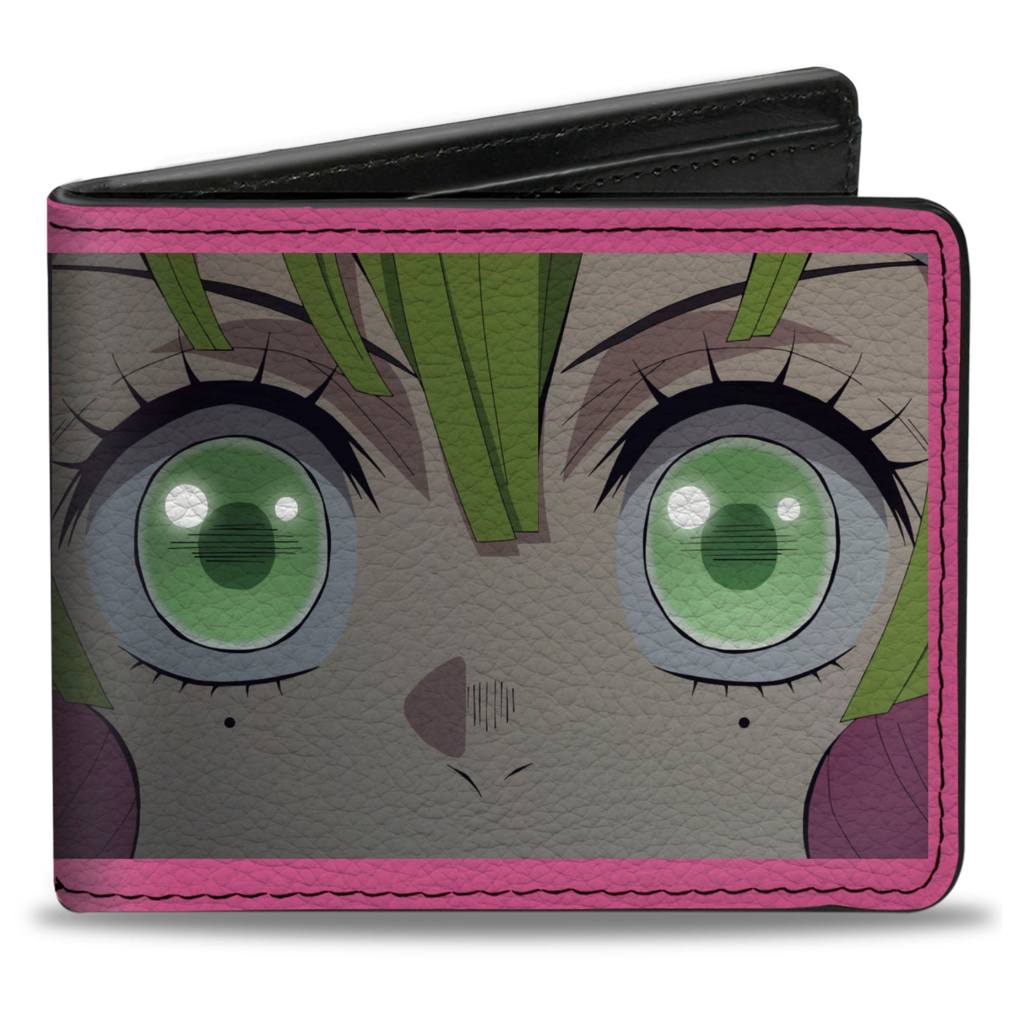 Bi-Fold Wallet - DEMON SLAYER Mitsuri Kanroji Face and Pose Pink