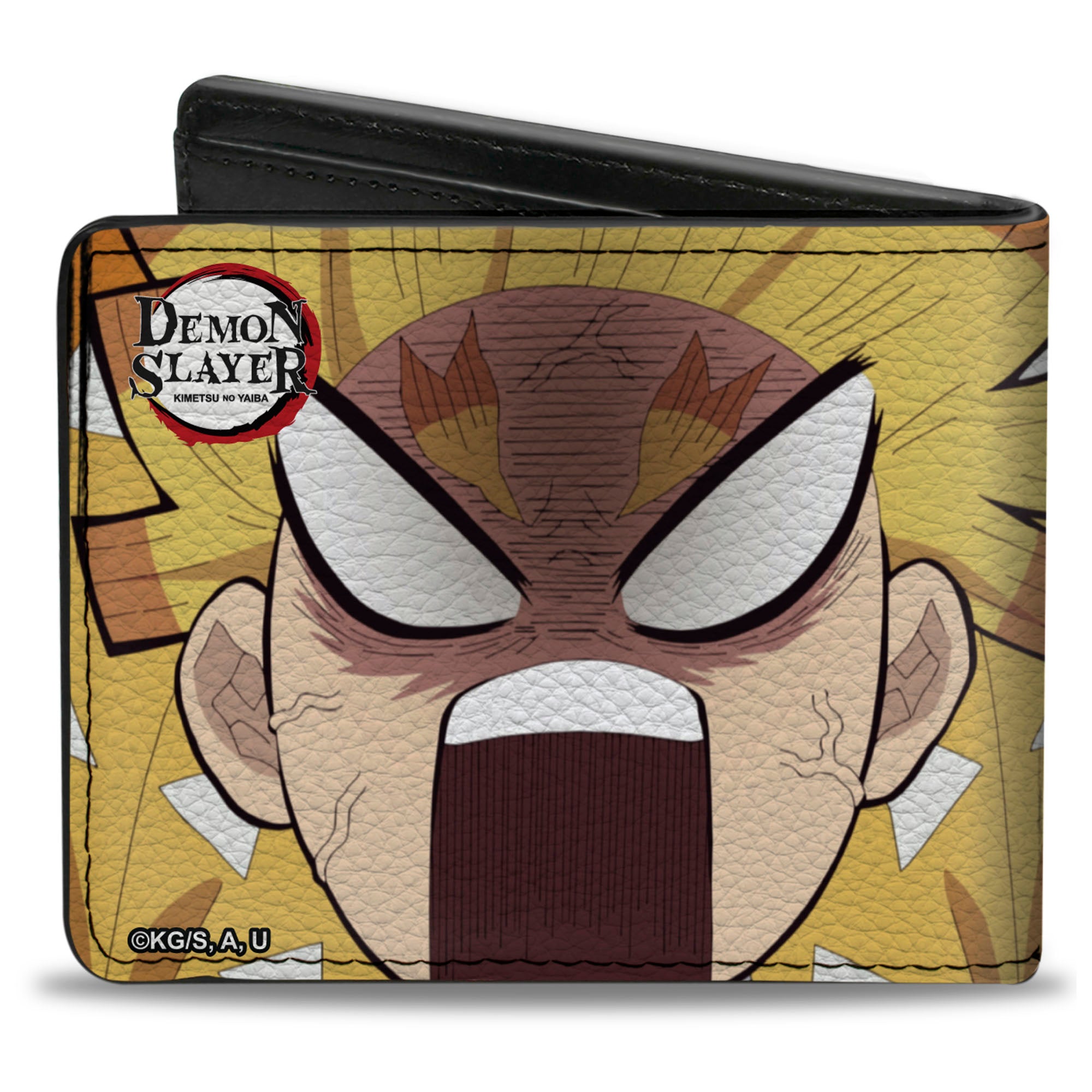 Bi-Fold Wallet - DEMON SLAYER Zenitsu Agatsuma Pose Blocks Bi-Fold Wallets Demon Slayer