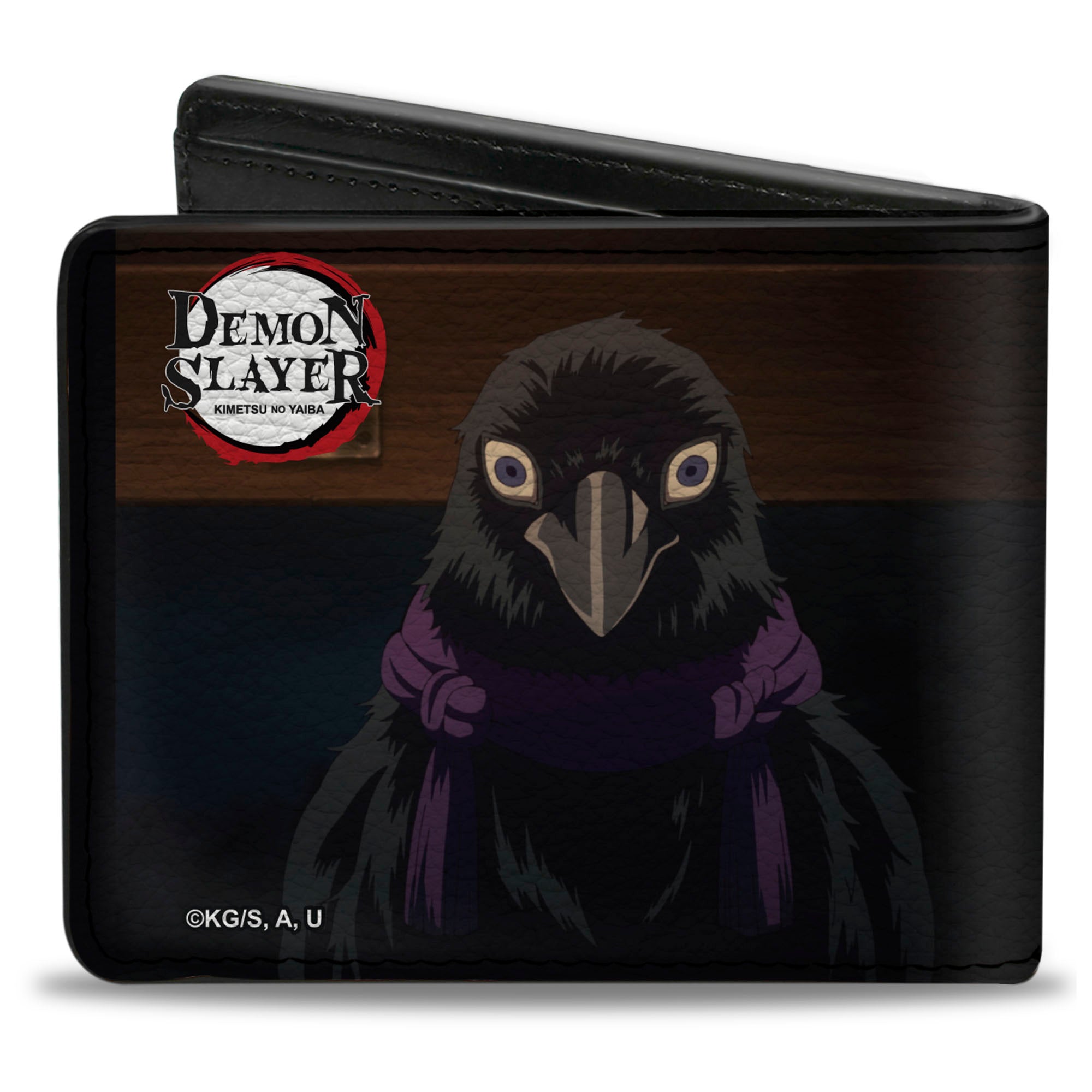 Bi-Fold Wallet - DEMON SLAYER Kasugai Crow Pose Blocks Bi-Fold Wallets Demon Slayer