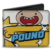 Bi-Fold Wallet - Adventure Time Jake and Finn TRUST POUND Pose Multi Color Bi-Fold Wallets Adventure Time