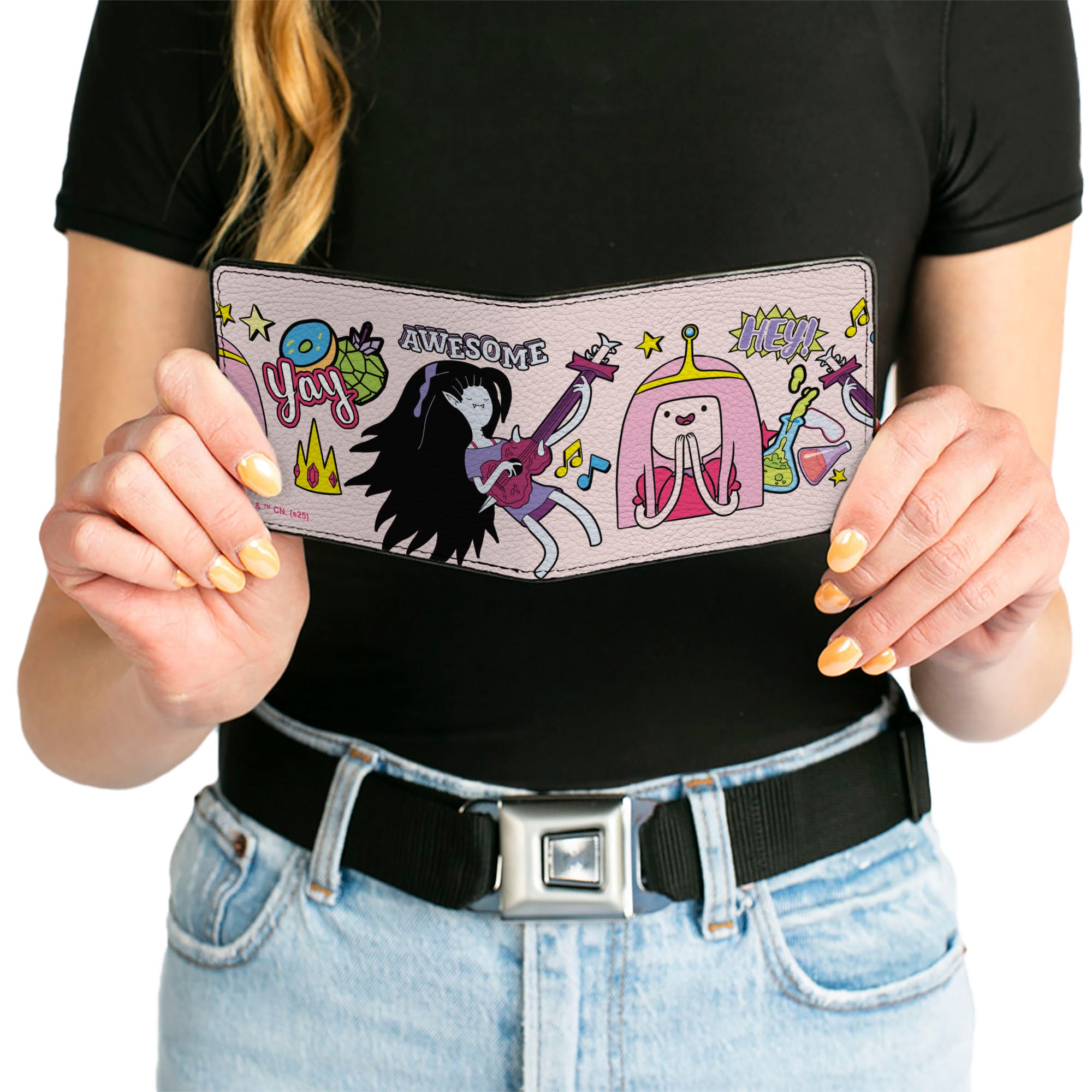 Bi-Fold Wallet - Adventure Time Marceline and Princess Bubblegum Collage Bi-Fold Wallets Adventure Time