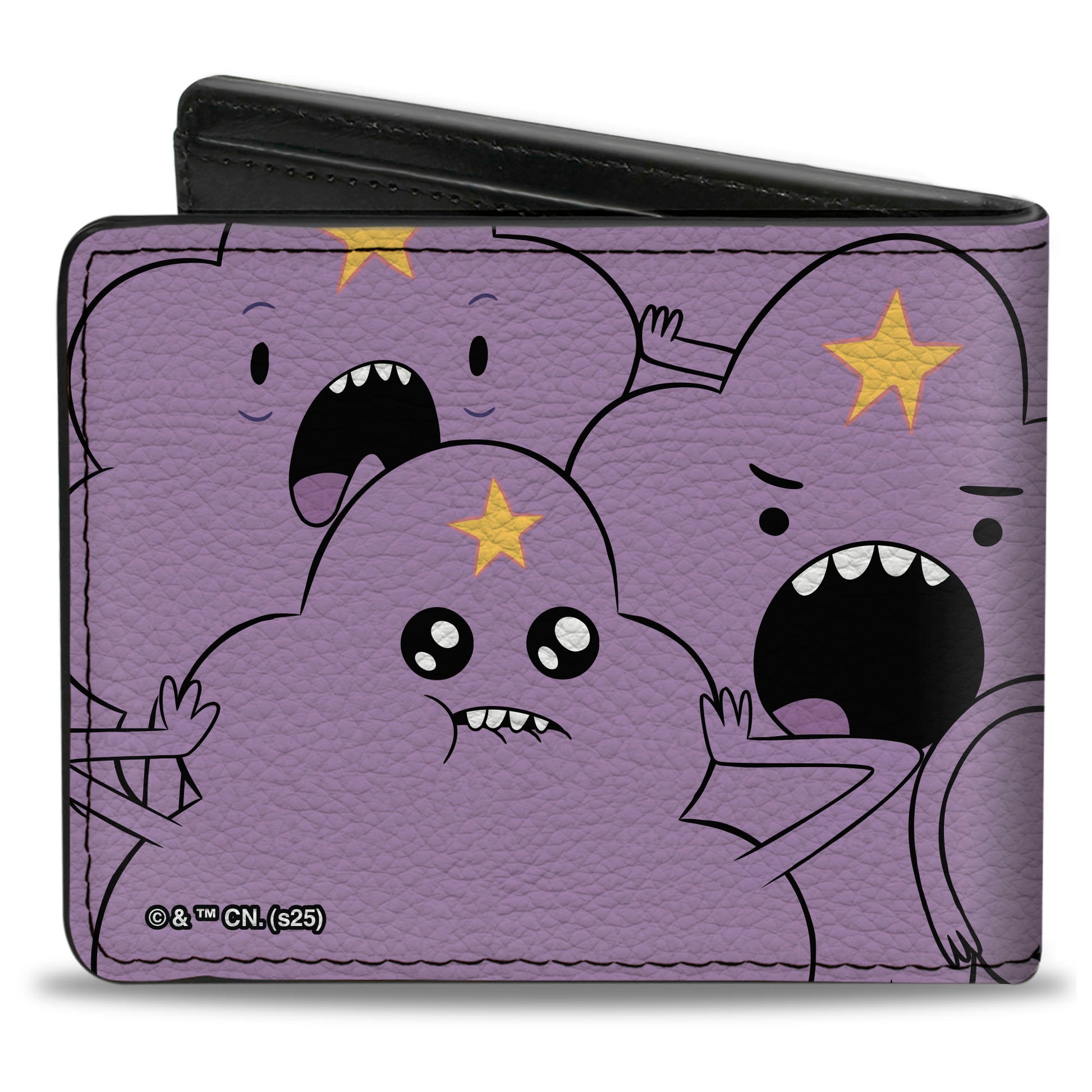 Bi-Fold Wallet - Adventure Time Lumpy Space Princess Poses Stacked Lavender Bi-Fold Wallets Adventure Time
