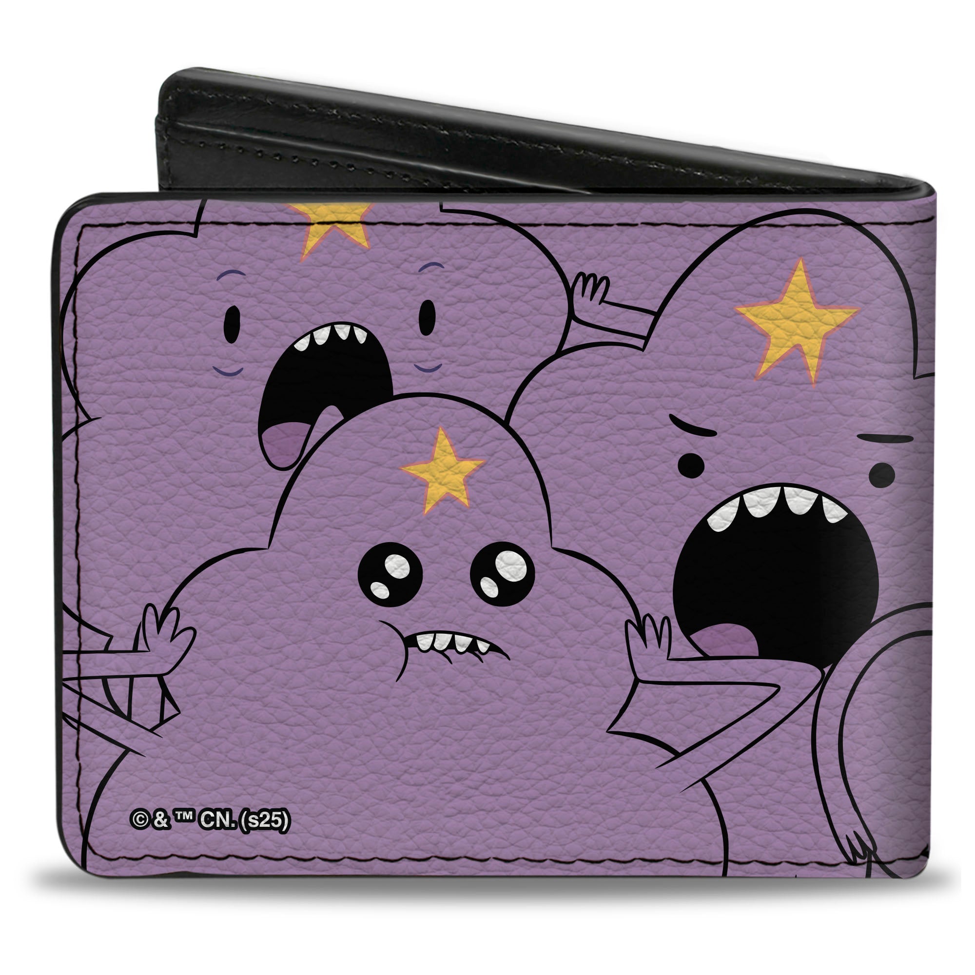 Bi-Fold Wallet - Adventure Time Lumpy Space Princess Poses Stacked Lavender Bi-Fold Wallets Adventure Time