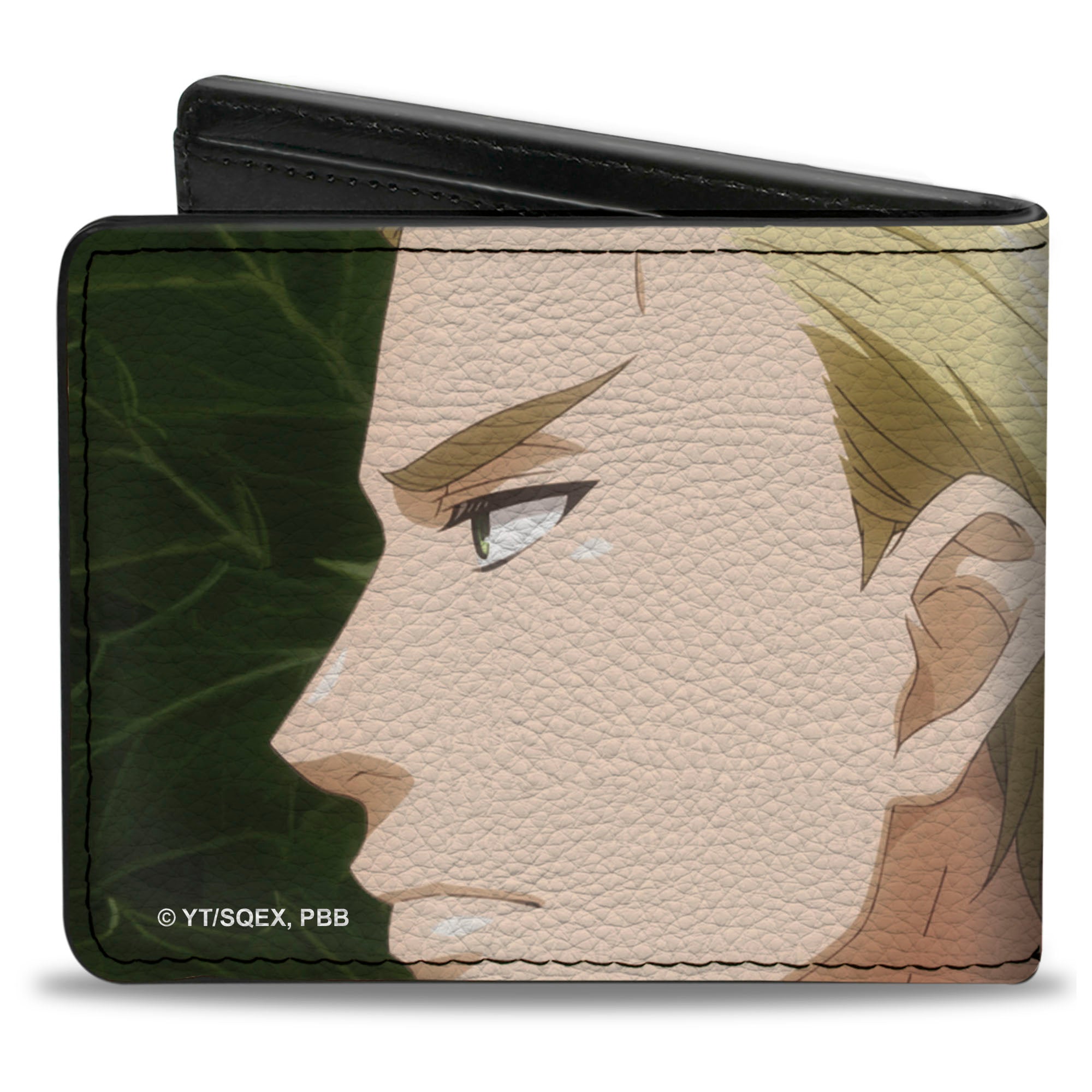 Bi-Fold Wallet - Black Butler Herman Greenhill Holly Face and Pose Greens Bi-Fold Wallets Black Butler