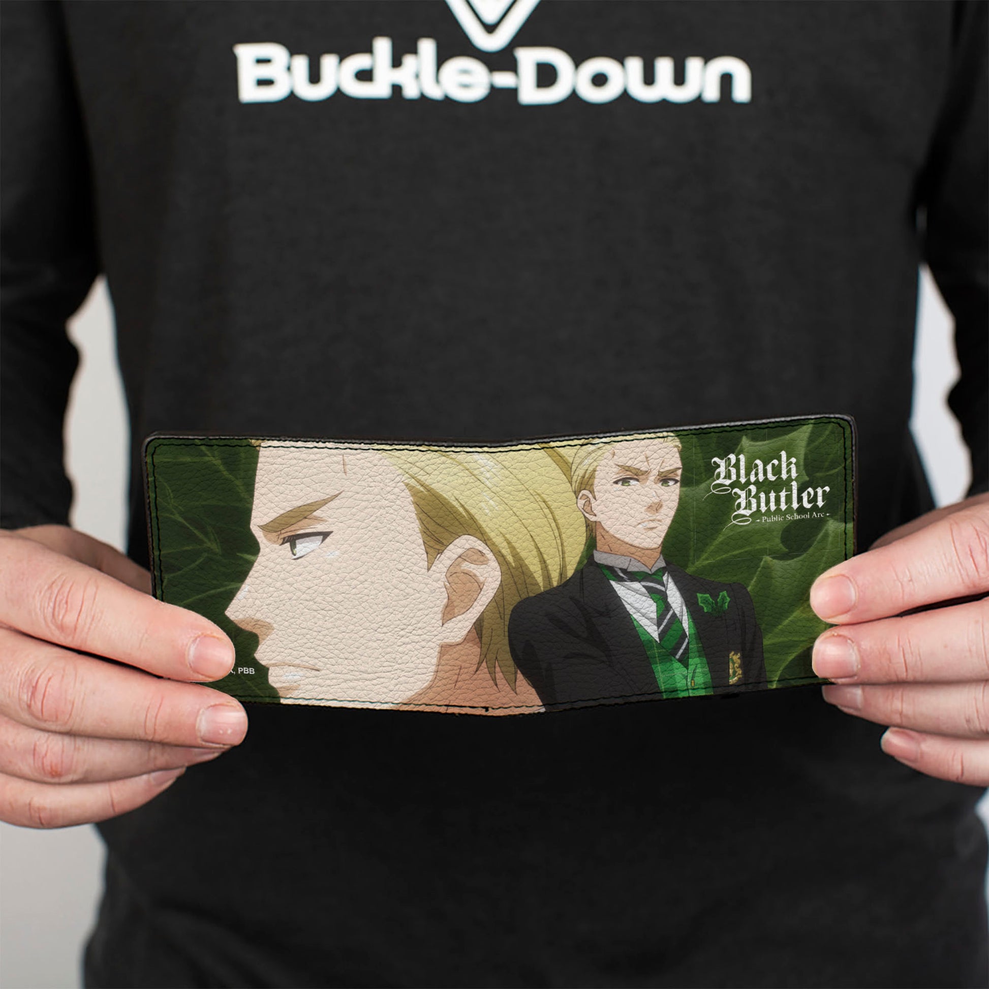 Bi-Fold Wallet - Black Butler Herman Greenhill Holly Face and Pose Greens Bi-Fold Wallets Black Butler