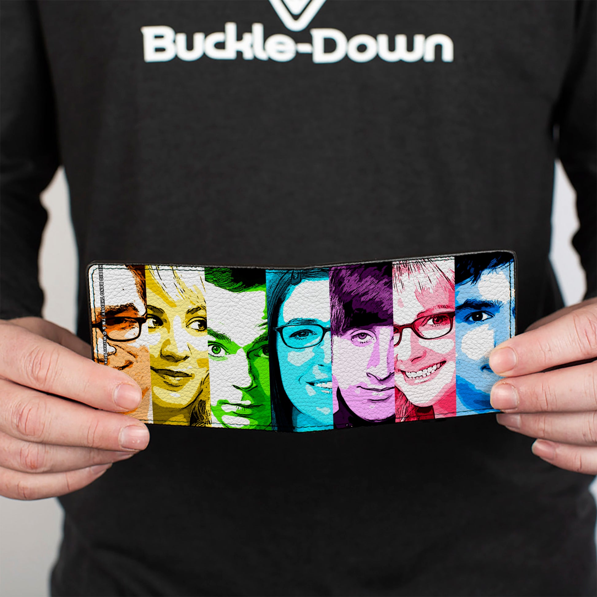Bi-Fold Wallet - The Big Bang Theory Characters Panels Multi Color Bi-Fold Wallets The Big Bang Theory