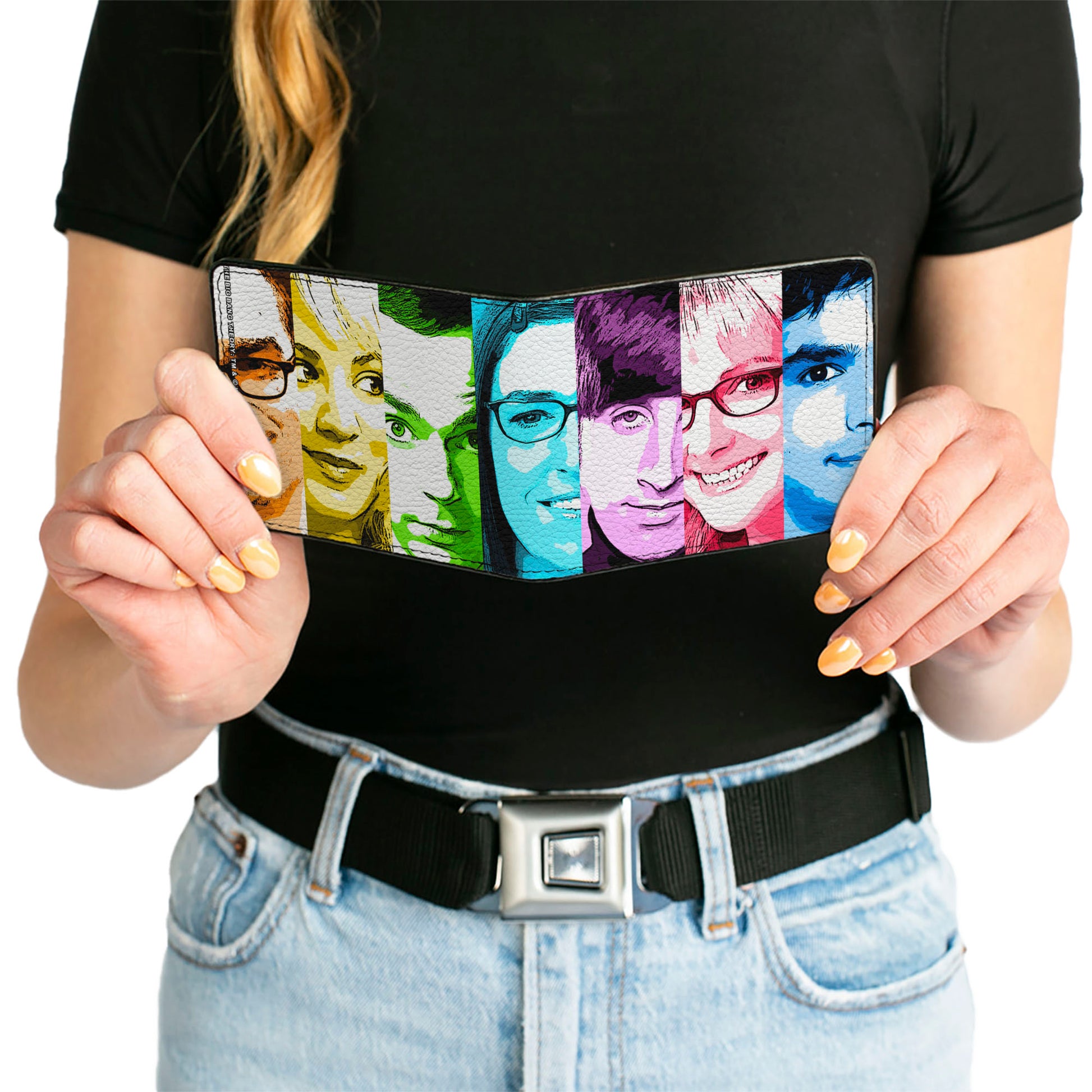 Bi-Fold Wallet - The Big Bang Theory Characters Panels Multi Color Bi-Fold Wallets The Big Bang Theory