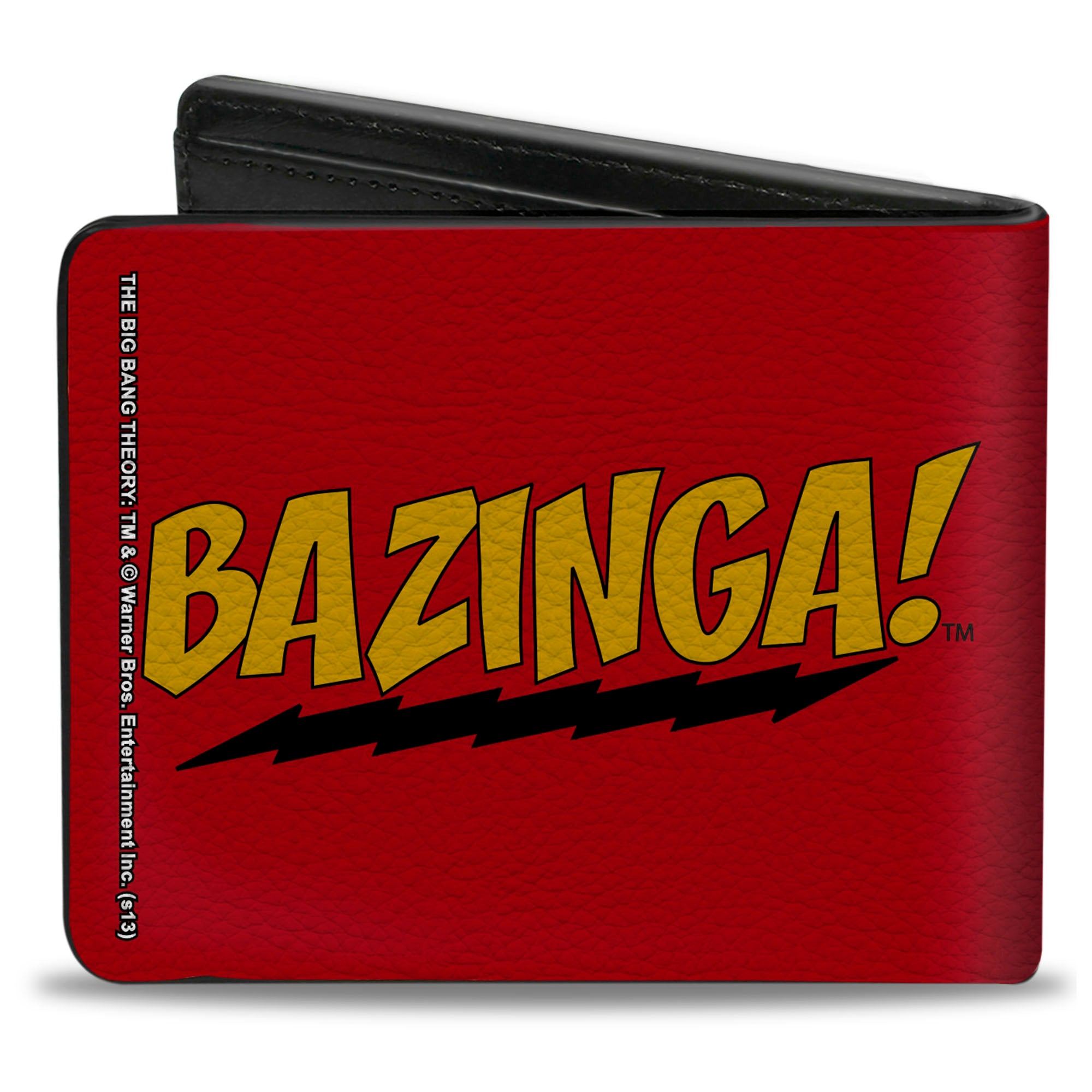 Bi-Fold Wallet - BAZINGA! Red Gold Black Bi-Fold Wallets The Big Bang Theory