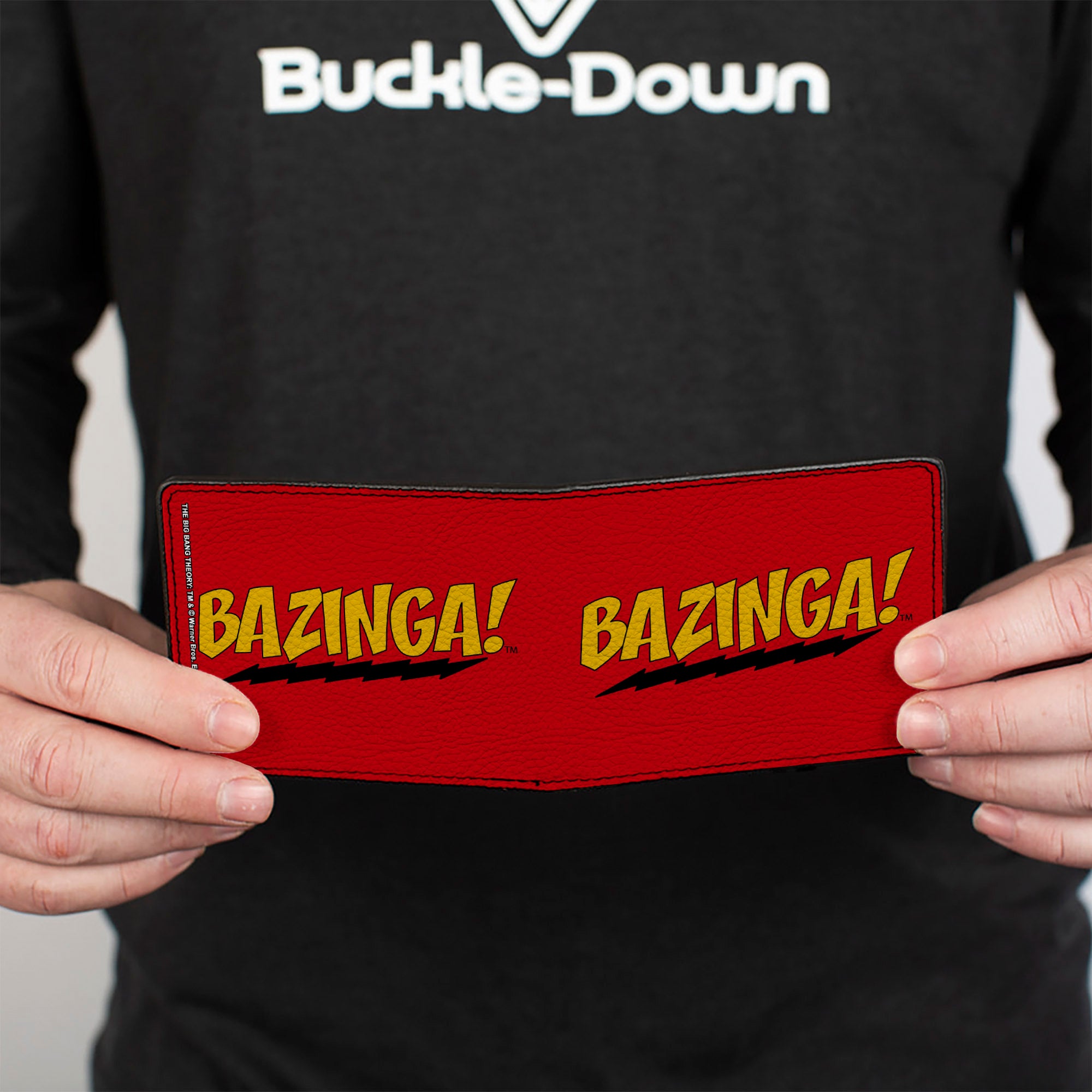 Bi-Fold Wallet - BAZINGA! Red Gold Black Bi-Fold Wallets The Big Bang Theory