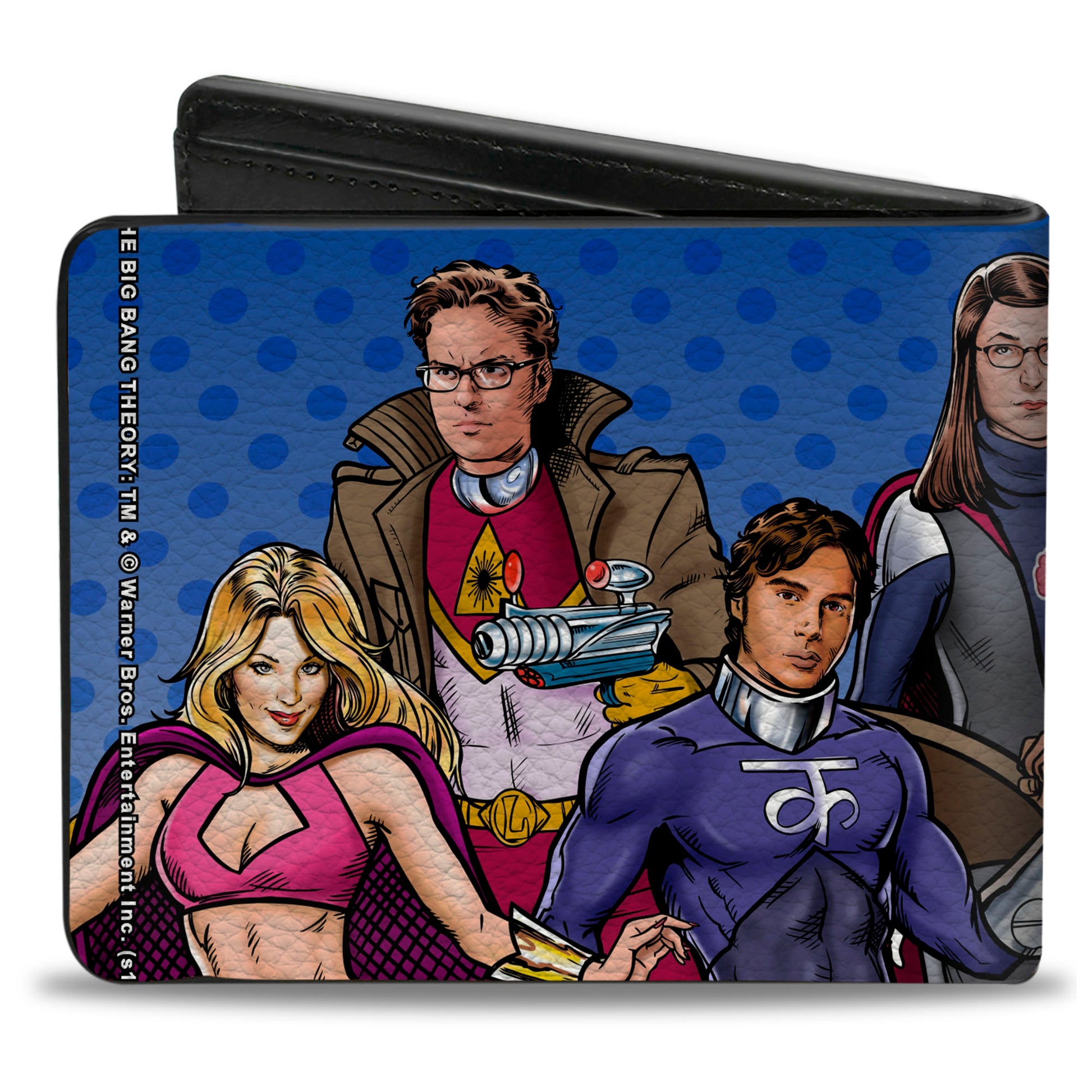 Bi-Fold Wallet - The Big Bang Theory Superhero Characters2 Bi-Fold Wallets The Big Bang Theory