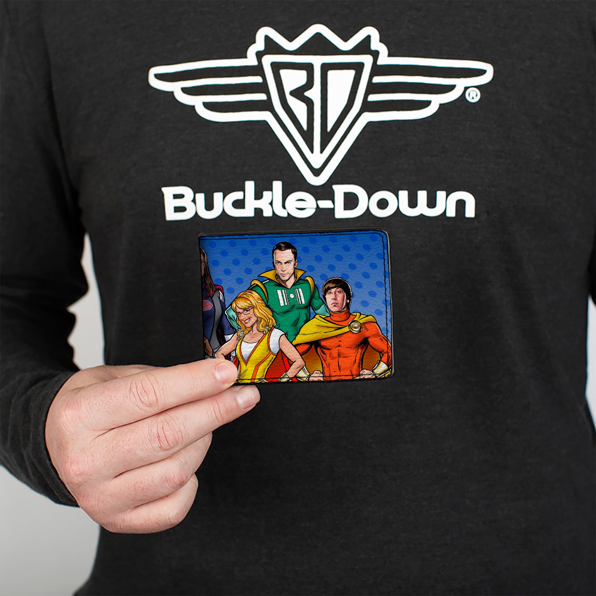 Bi-Fold Wallet - The Big Bang Theory Superhero Characters2 Bi-Fold Wallets The Big Bang Theory