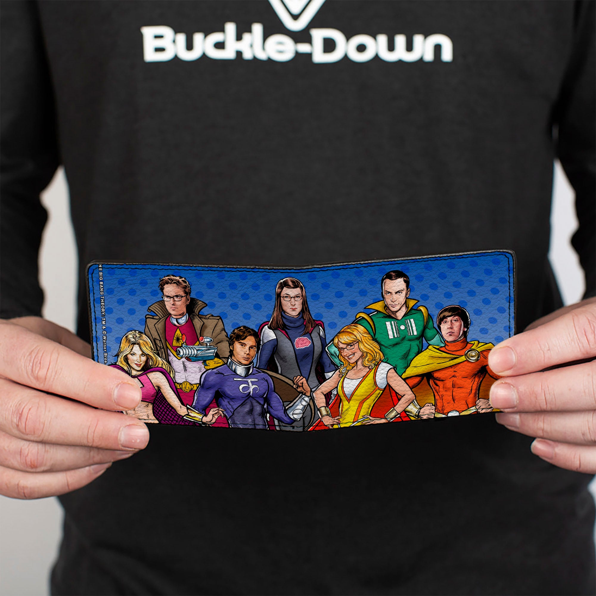 Bi-Fold Wallet - The Big Bang Theory Superhero Characters2 Bi-Fold Wallets The Big Bang Theory