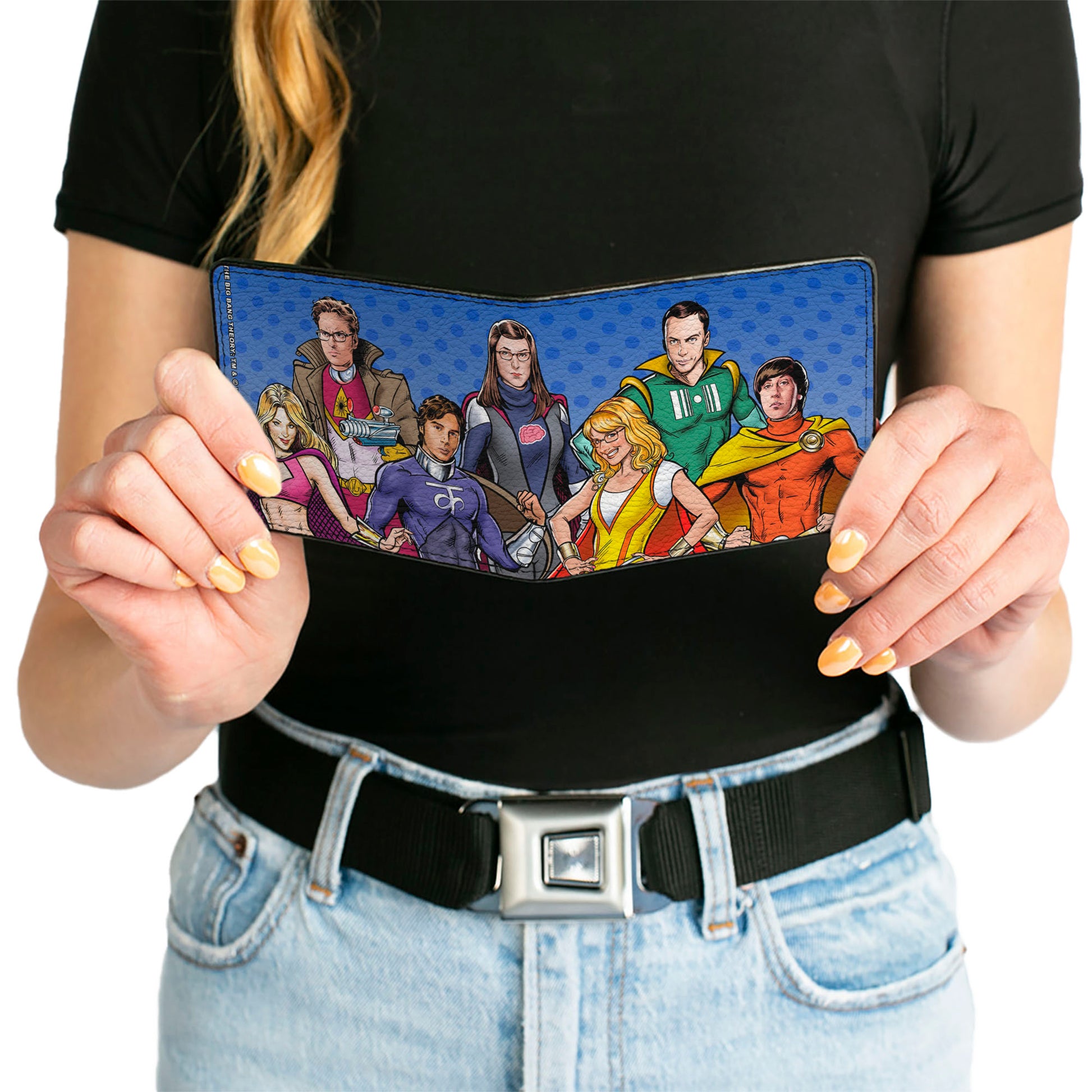 Bi-Fold Wallet - The Big Bang Theory Superhero Characters2 Bi-Fold Wallets The Big Bang Theory
