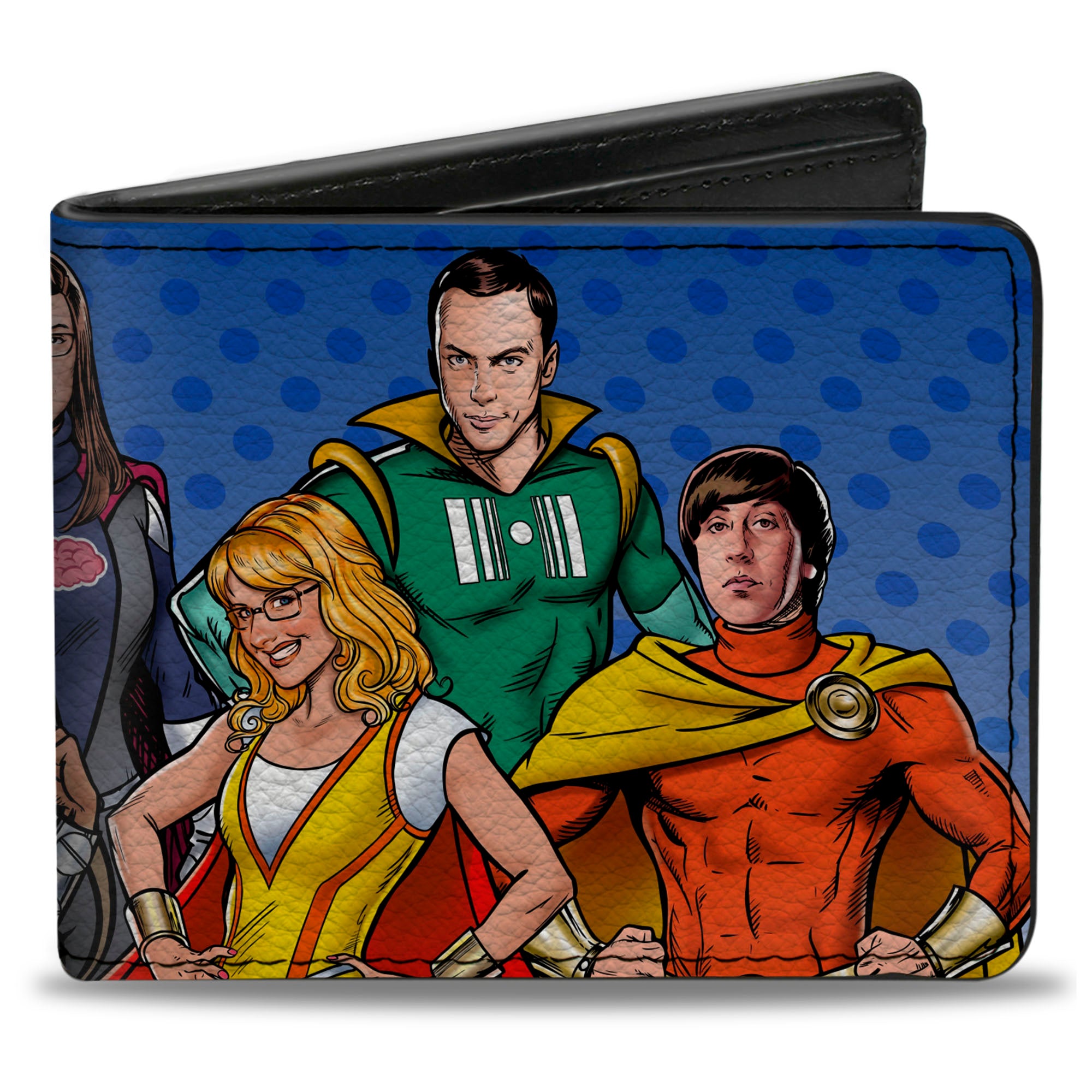 Bi-Fold Wallet - The Big Bang Theory Superhero Characters2 Bi-Fold Wallets The Big Bang Theory