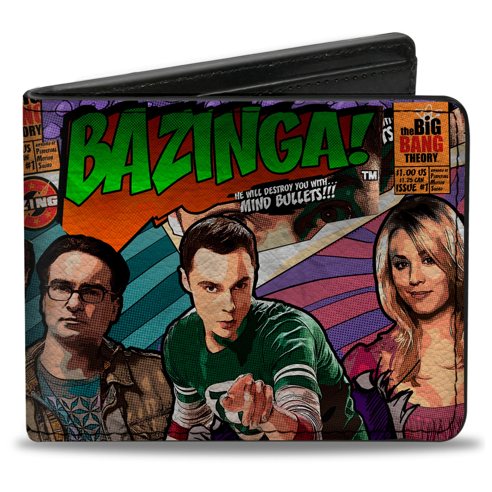 Bi-Fold Wallet - The Big Bang Theory Comic Book Bi-Fold Wallets The Big Bang Theory