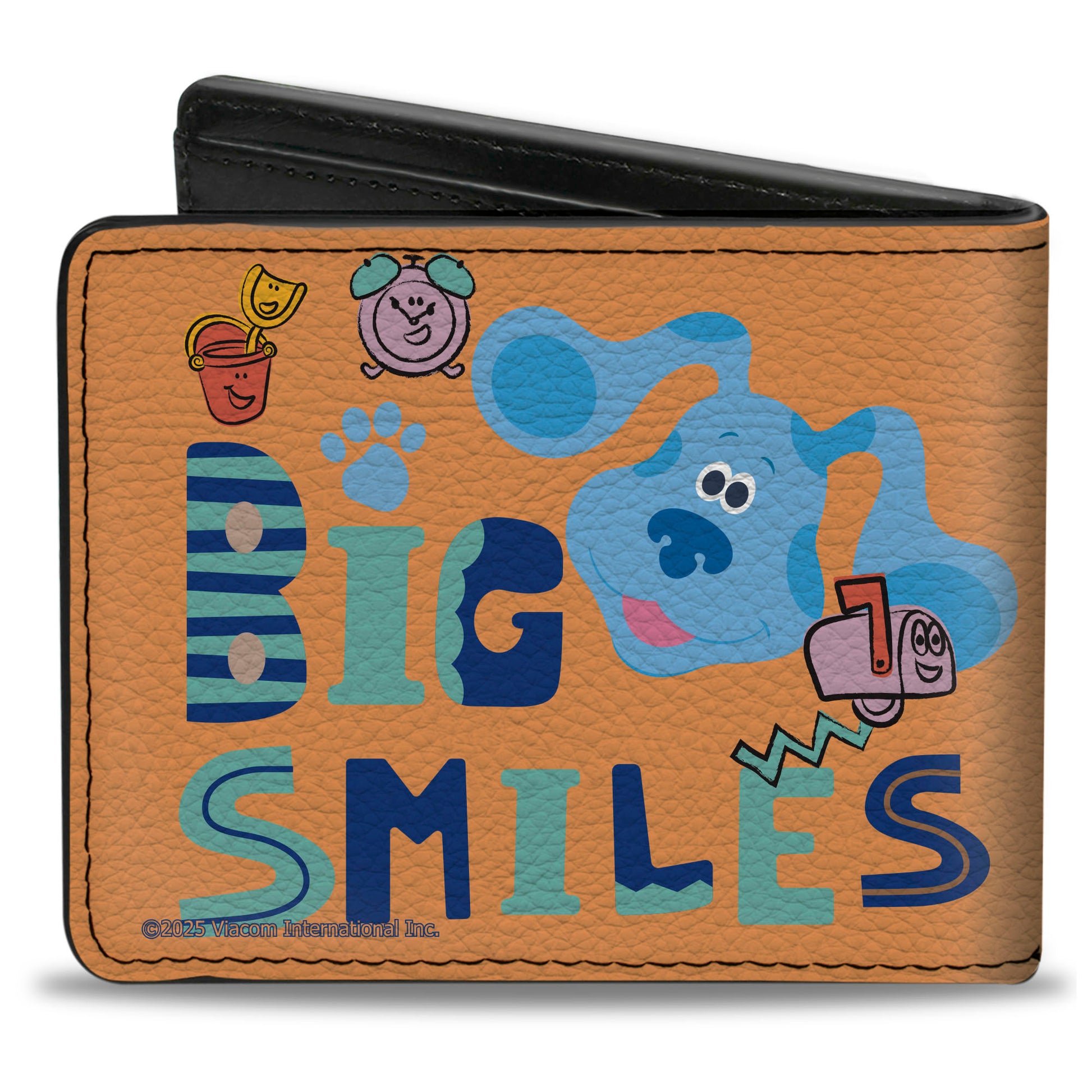 Bi-Fold Wallet - Blue's Clues MY BEST FRIEND and BIG SMILES Collage Orange/Blues Bi-Fold Wallets Blue's Clues