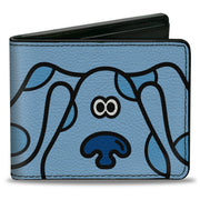 Bi-Fold Wallet - Blue's Clues Blue Face + Paw Print Blues Bi-Fold Wallets Blue's Clues