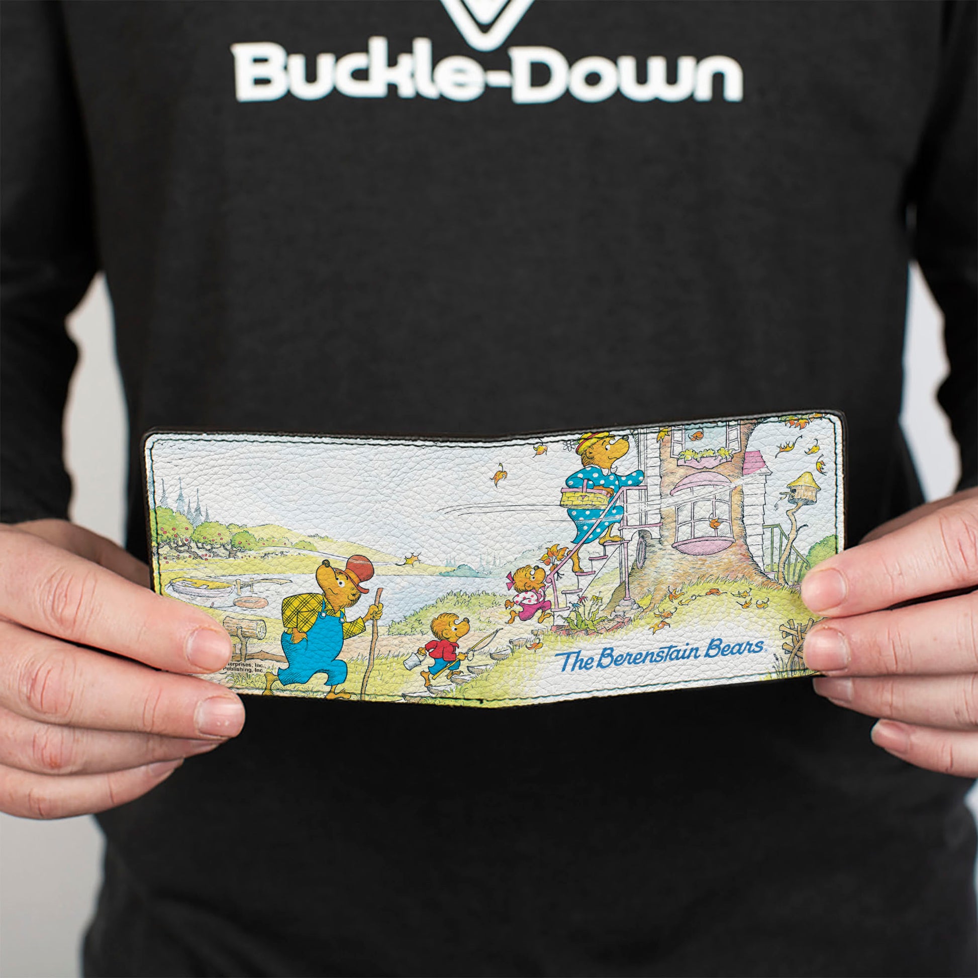 Bi-Fold Wallet - The Berenstain Bears Tree House Stairs Pose Bi-Fold Wallets The Berenstain Bears
