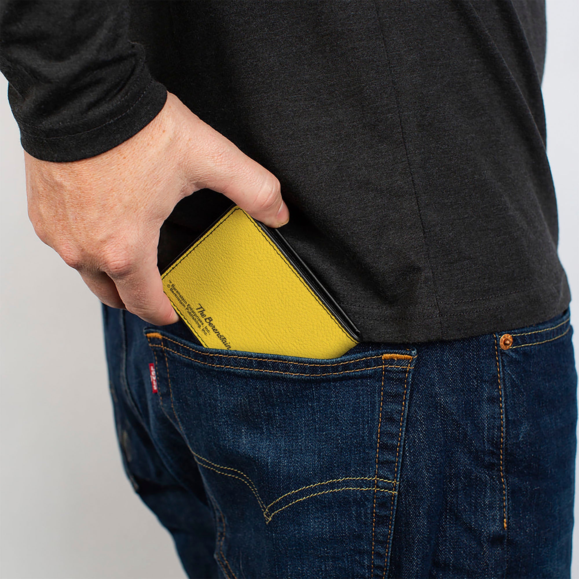 Bi-Fold Wallet - The Berenstain Bears WELCOME TO BEAR COUNTRY Pose Yellow Bi-Fold Wallets The Berenstain Bears