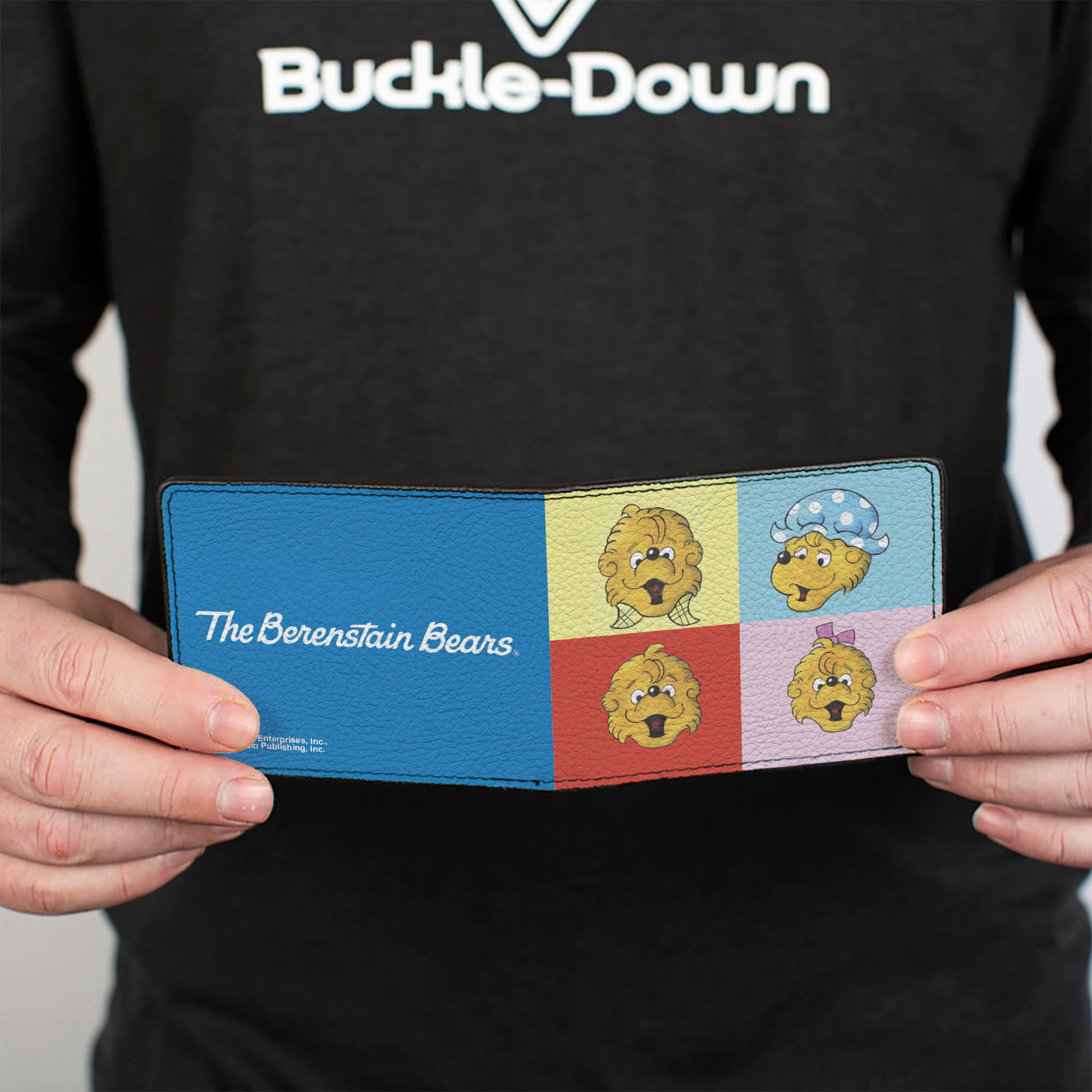 Bi-Fold Wallet - THE BERENSTAIN BEARS Smiling Face Blocks Multi Color Bi-Fold Wallets The Berenstain Bears