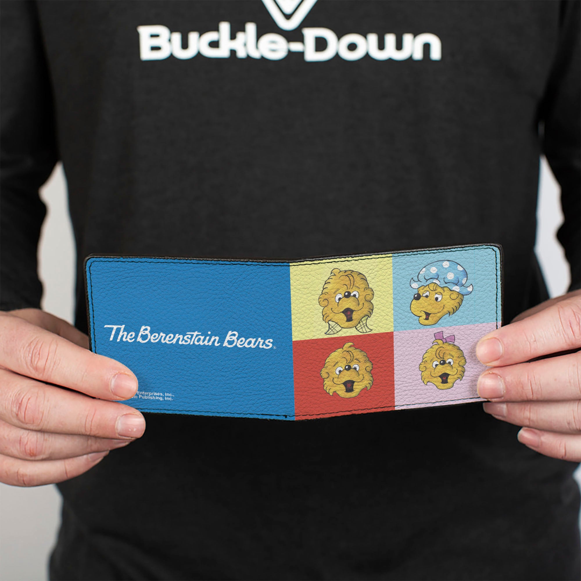 Bi-Fold Wallet - THE BERENSTAIN BEARS Smiling Face Blocks Multi Color Bi-Fold Wallets The Berenstain Bears