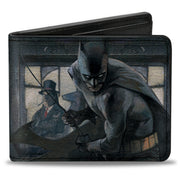 Bi-Fold Wallet - The Dark Knight Annual #1 Cover Pose Batman Action Mad Hatter Scarecrow Penguin in Windows Bi-Fold Wallets DC Comics