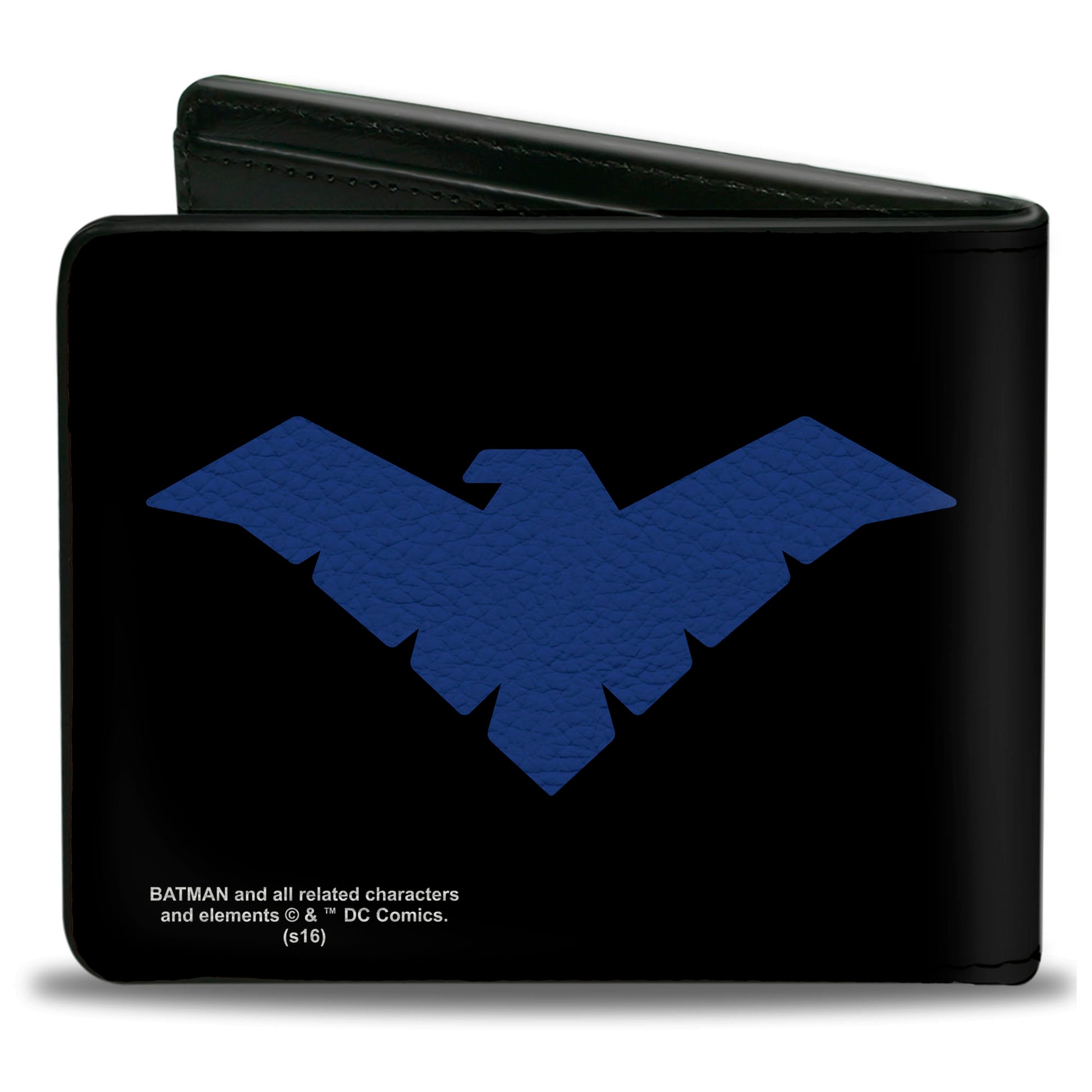 Bi-Fold Wallet - Nightwing Logo Black Blue Bi-Fold Wallets DC Comics