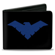 Bi-Fold Wallet - Nightwing Logo Black Blue Bi-Fold Wallets DC Comics