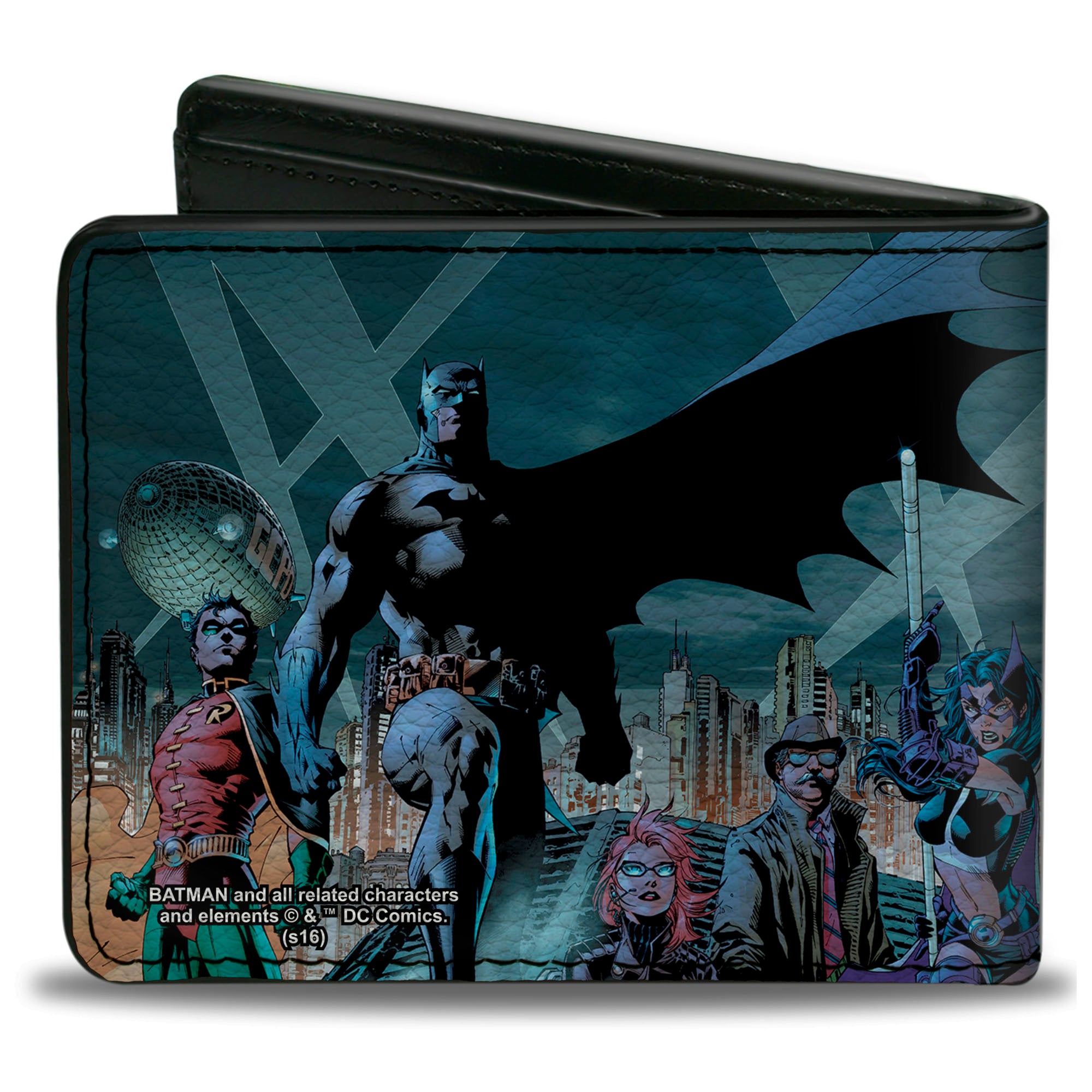 Bi-Fold Wallet - Batman Issue #619 Hush 9-Character Gotham City Skyline Cover Pose Bi-Fold Wallets DC Comics