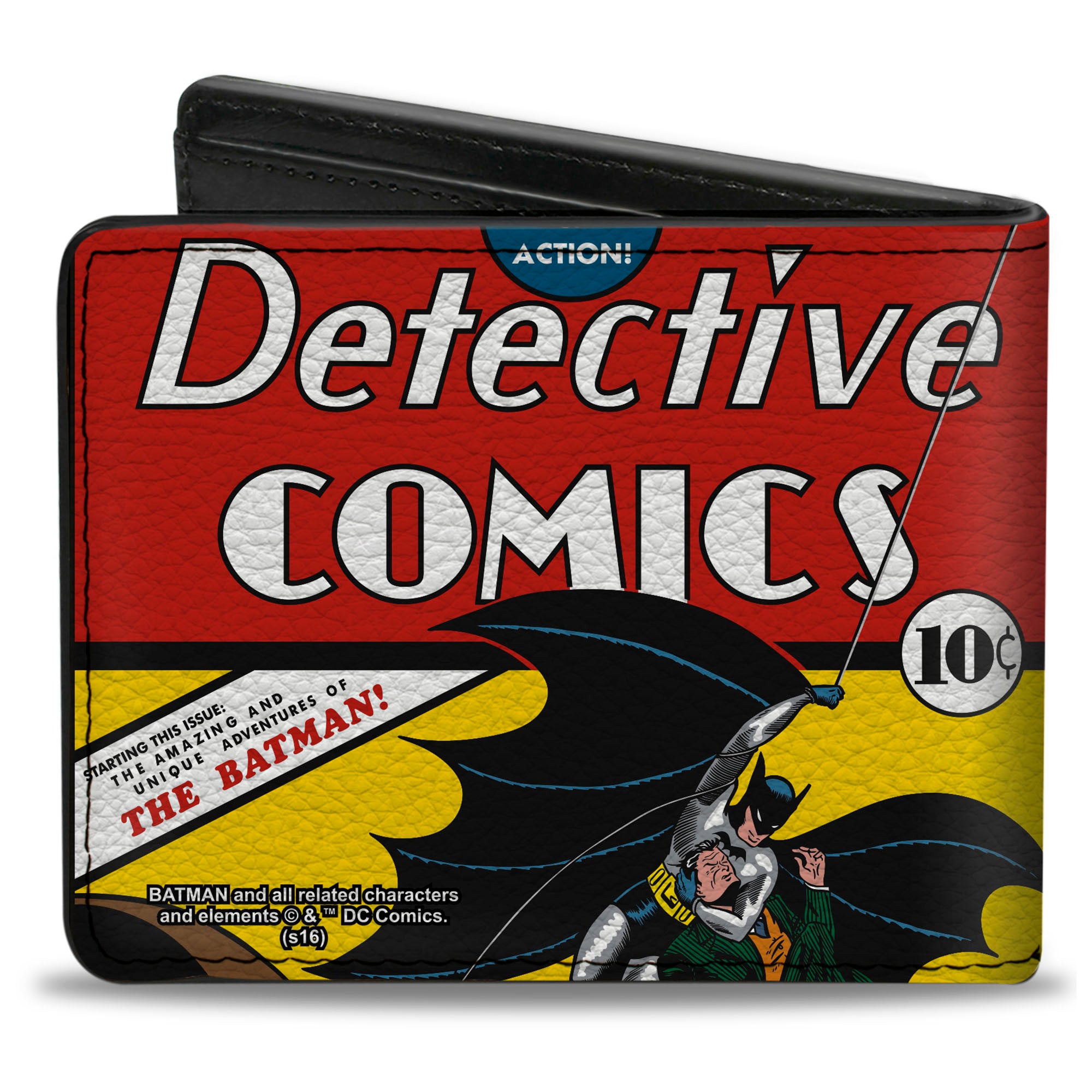 Bi-Fold Wallet - Classic DETECTIVE COMICS Issue #27 First Batman Action Cover Pose Bi-Fold Wallets DC Comics