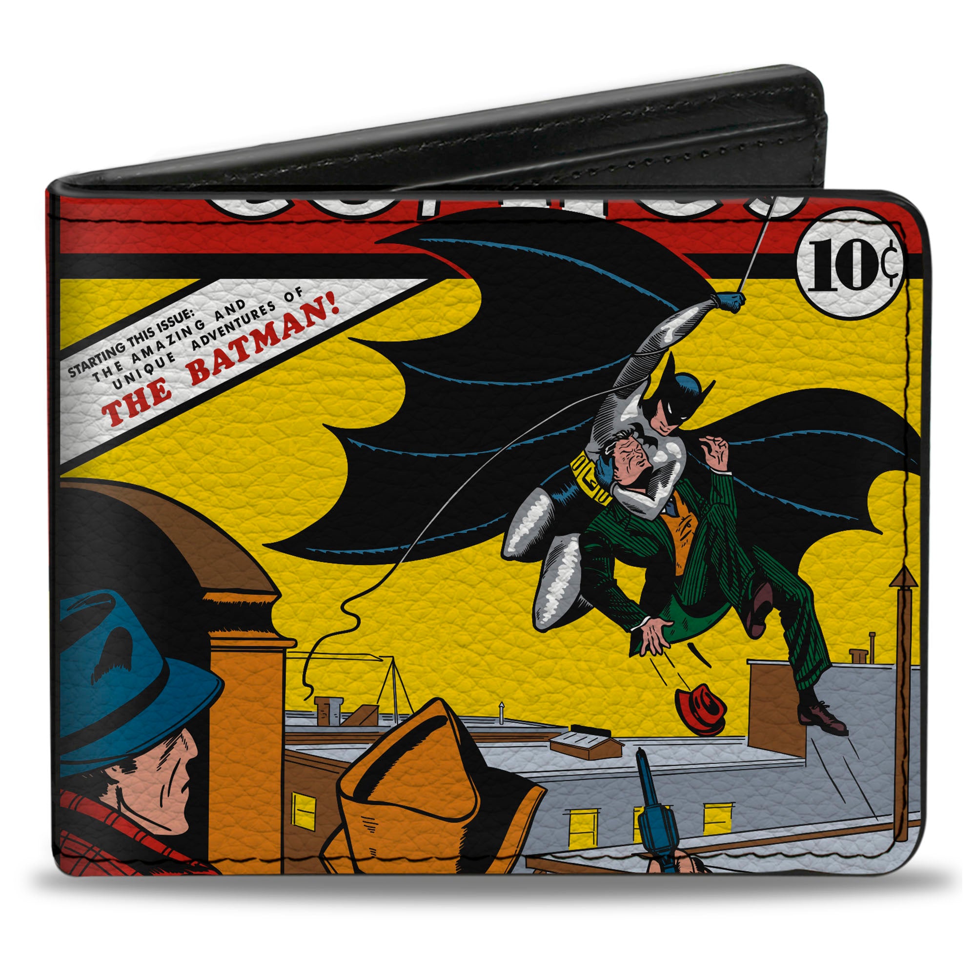 Bi-Fold Wallet - Classic DETECTIVE COMICS Issue #27 First Batman Action Cover Pose Bi-Fold Wallets DC Comics