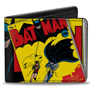 Bi-Fold Wallet - Classic BATMAN Issue #1 Robin & Batman Logo CLOSE-UP Cover Pose Bi-Fold Wallets DC Comics