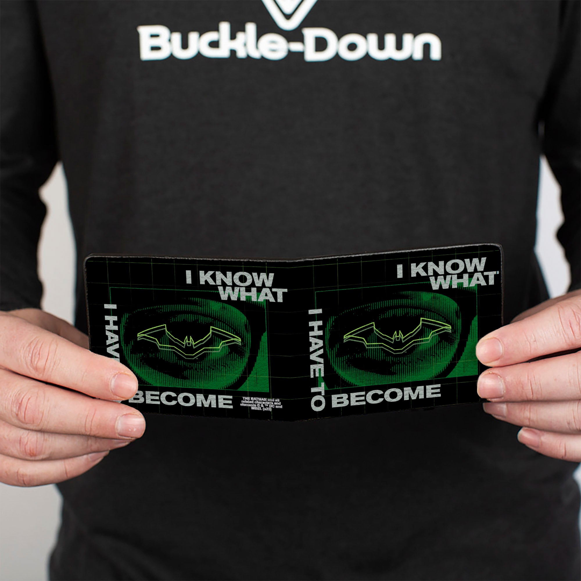 Bi-Fold Wallet - The Batman Movie Riddler I KNOW WHAT I HAVE TO BECOME Black Green White Bi-Fold Wallets DC Comics