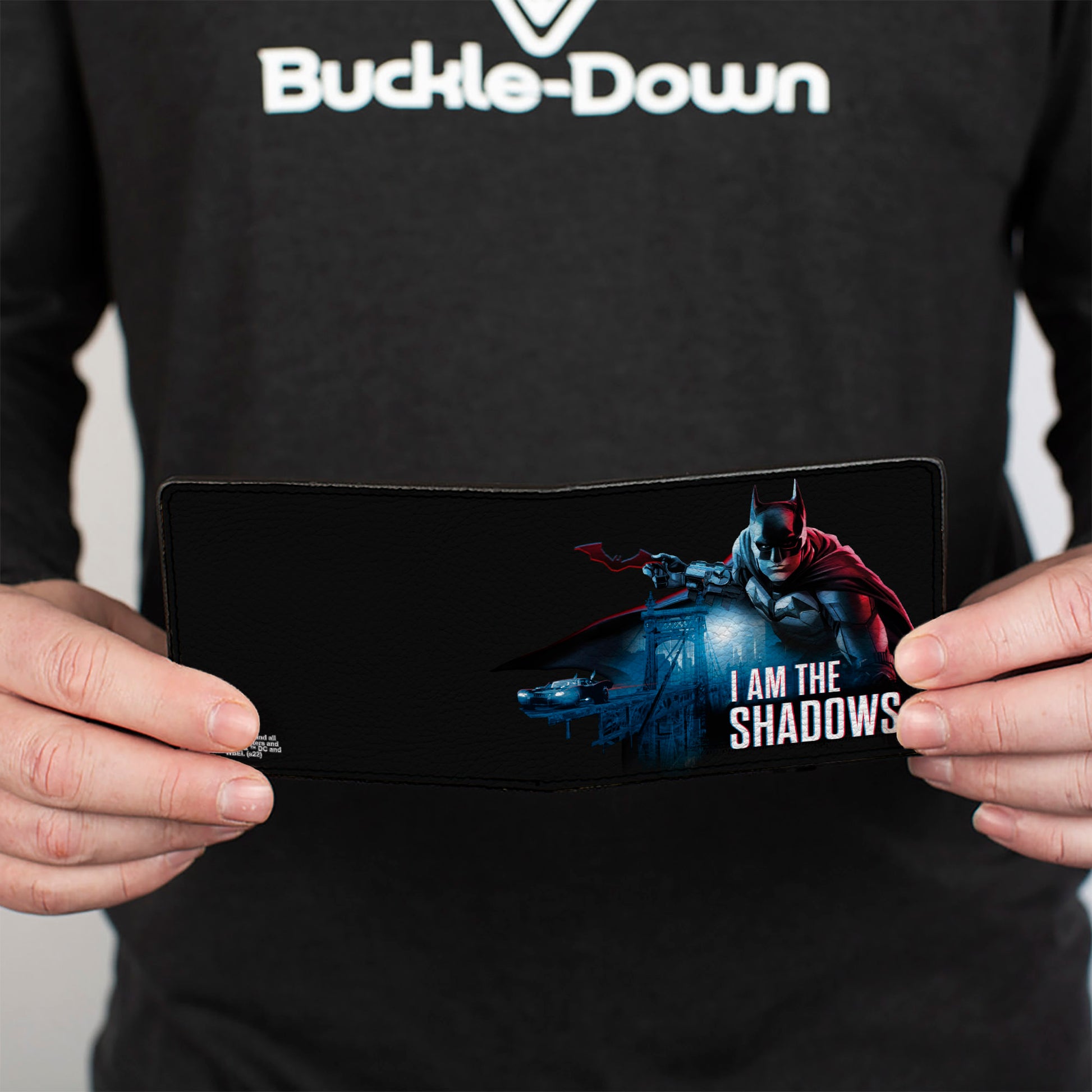 Bi-Fold Wallet - The BATMAN I AM THE SHADOWS Pose and Bridge Scene Bi-Fold Wallets DC Comics