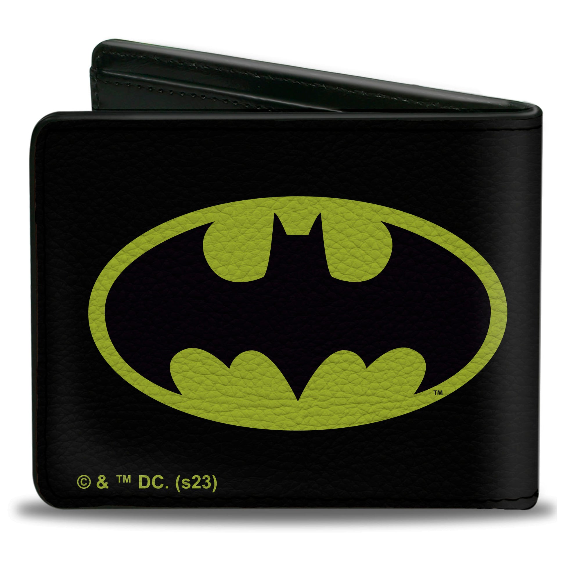 Bi-Fold Wallet - Batman Bat Signal Logo Black/Yellow/Black Bi-Fold Wallets DC Comics