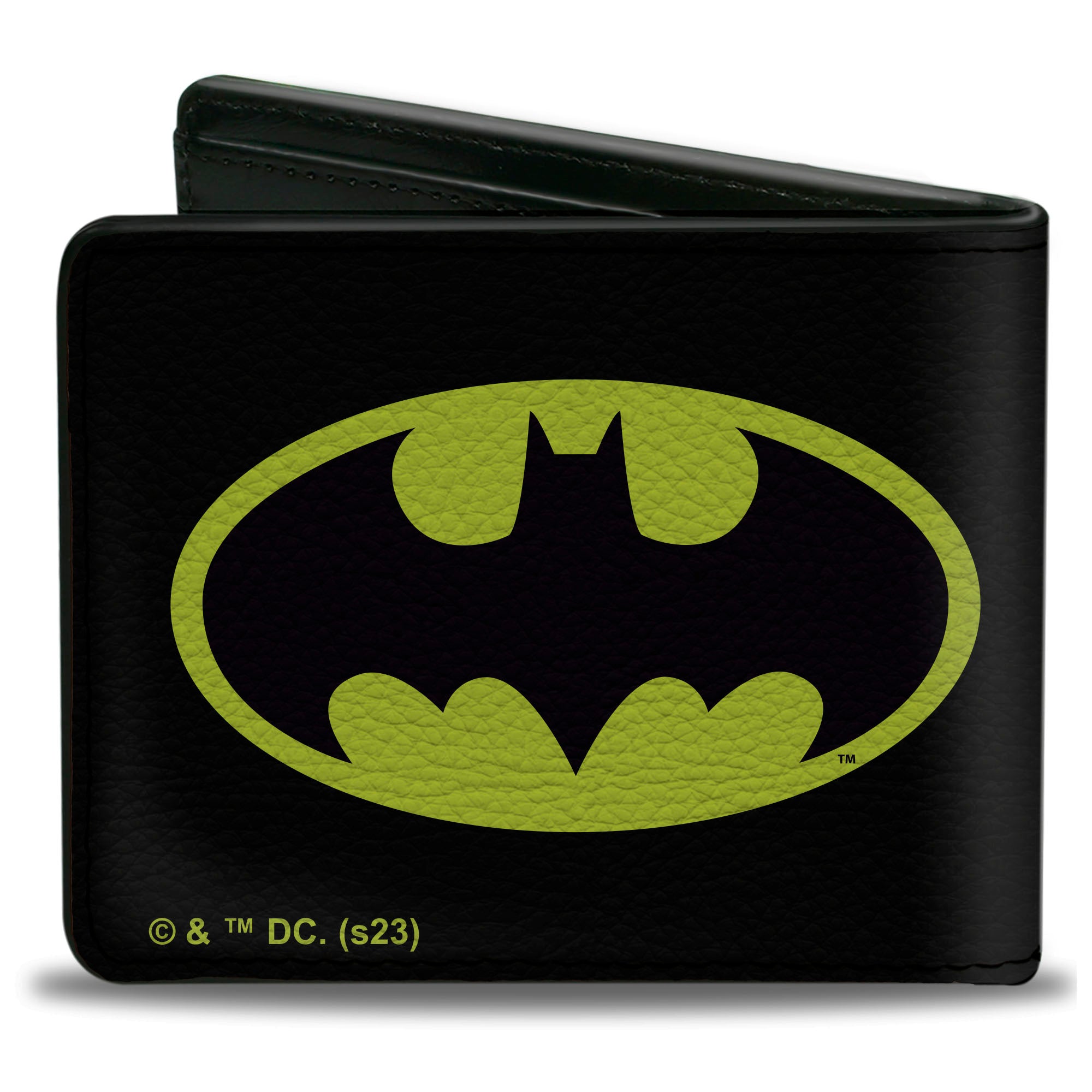 Bi-Fold Wallet - Batman Bat Signal Logo Black/Yellow/Black Bi-Fold Wallets DC Comics