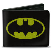 Bi-Fold Wallet - Batman Bat Signal Logo Black/Yellow/Black Bi-Fold Wallets DC Comics
